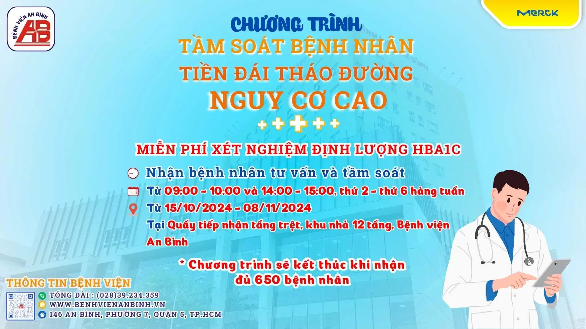 CHƯƠNG TRÌNH TẦM SOÁT BỆNH NHÂN TIỀN ĐÁI THÁO ĐƯỜNG NGUY CƠ CAO