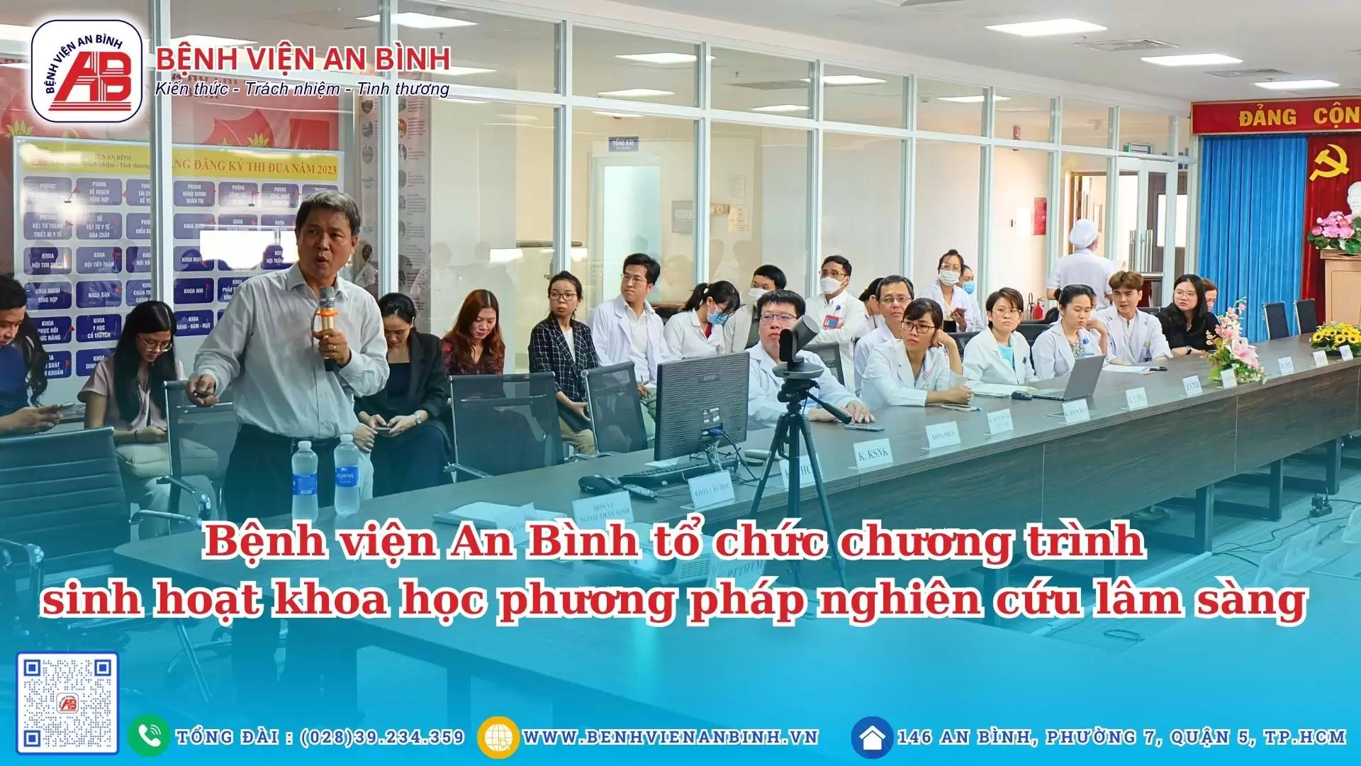 Bệnh viện An Bình tổ chức chương trình sinh hoạt khoa học phương pháp nghiên cứu lâm sàng