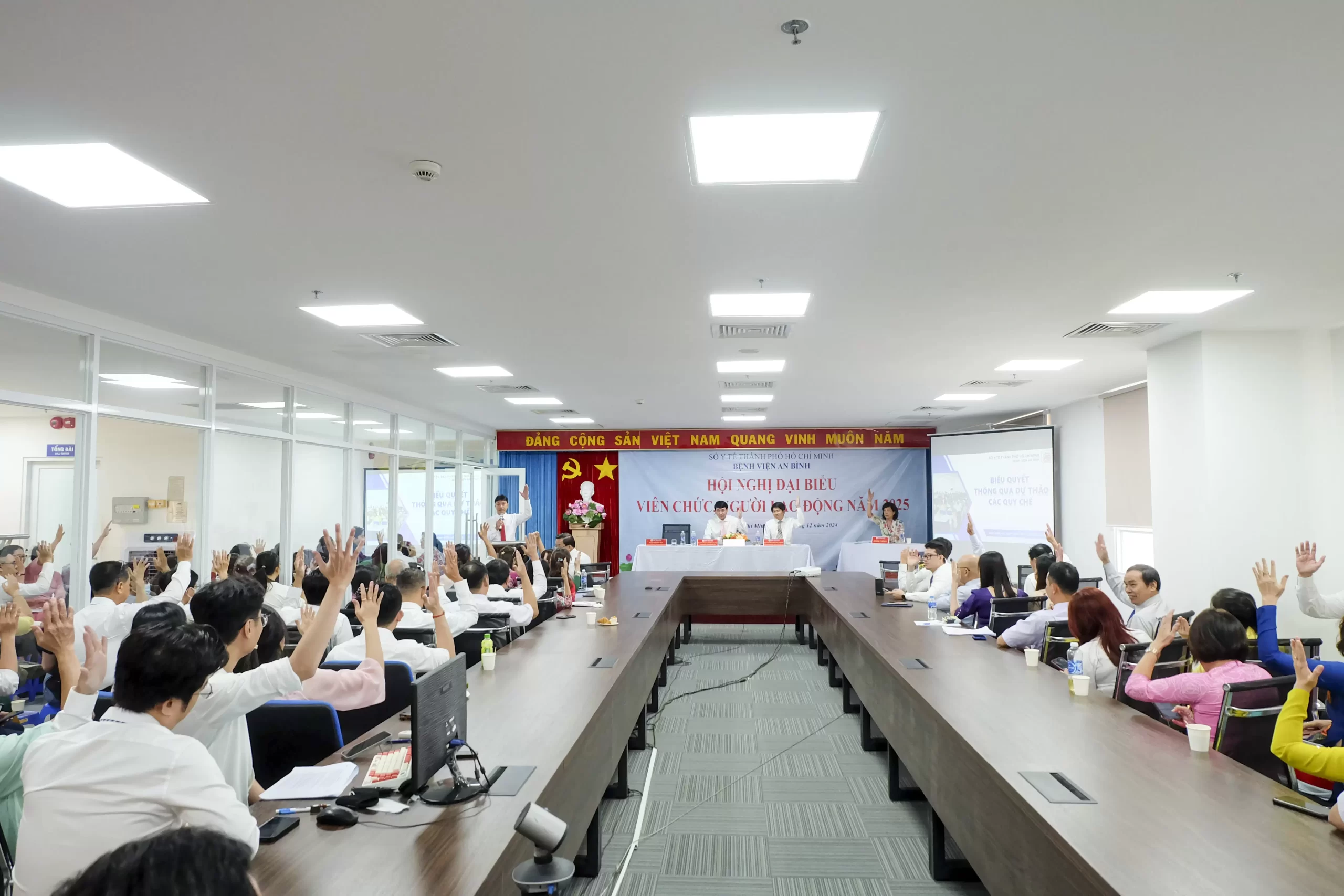 Bệnh viện An Bình tổ chức Hội nghị đại biểu cán bộ viên chức người lao động năm 2024