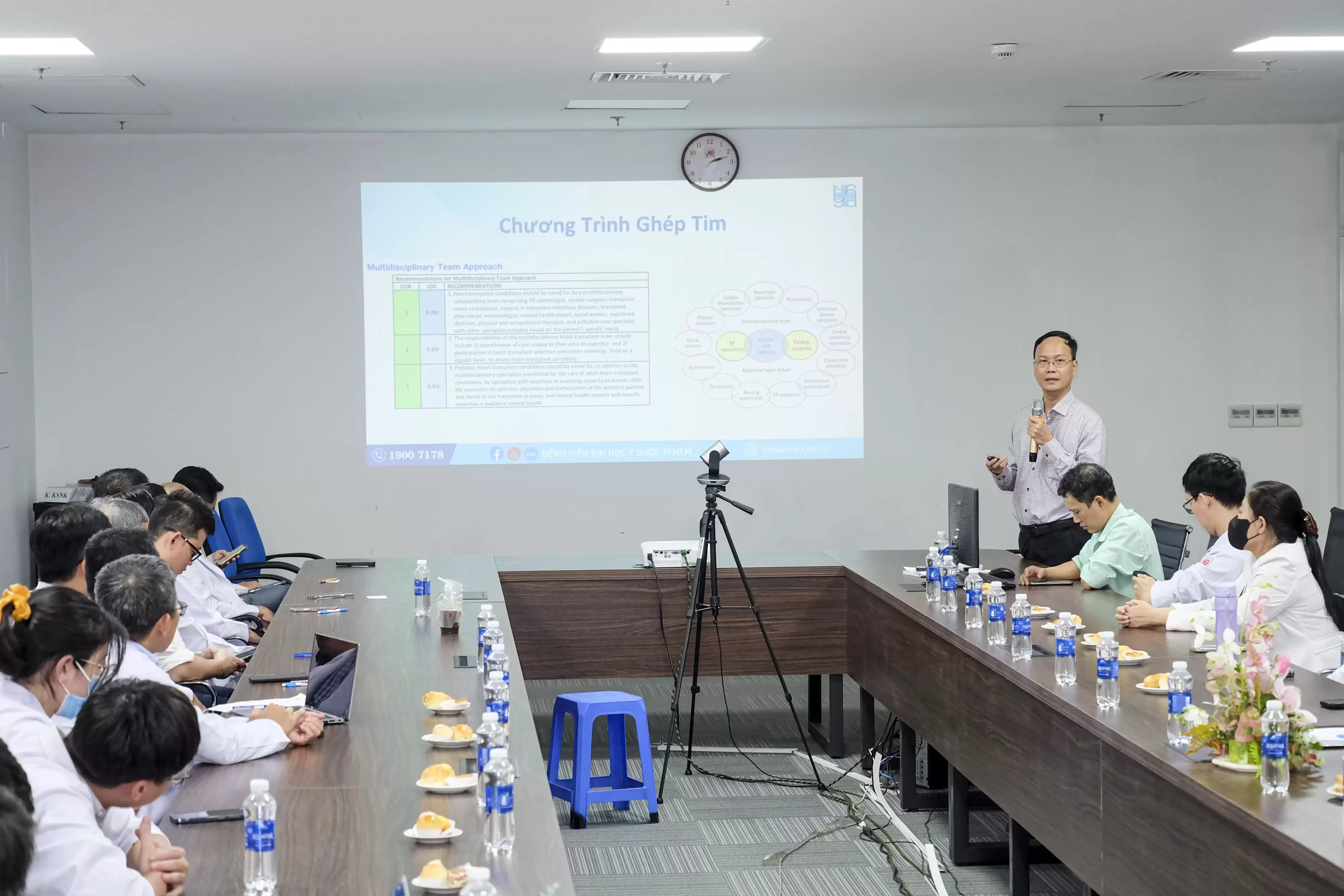 Bệnh viện An Bình và Bệnh viện Đại học Y Dược TP.HCM phối hợp tổ chức buổi sinh hoạt chuyên đề “Phối hợp điều trị ghép tim”