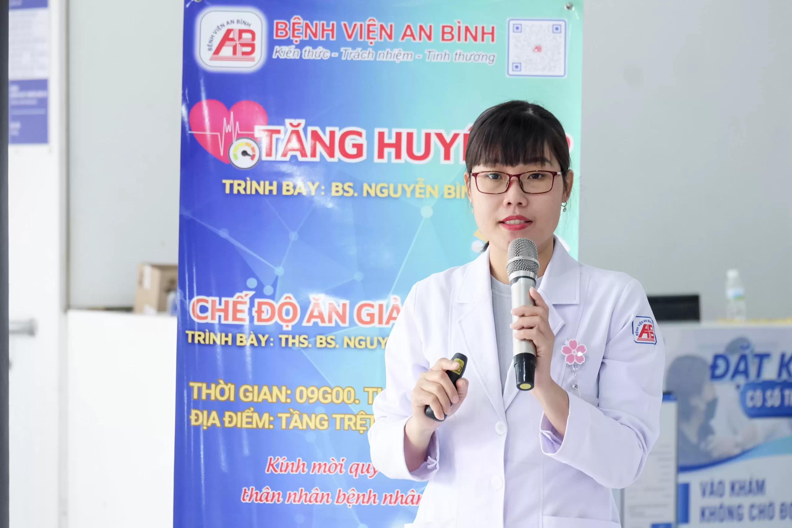 Sinh hoạt Câu lạc bộ Bệnh nhân, Khoa Nội Tim mạch và Khoa Dinh dưỡng với chủ đề: “Bệnh lý tăng huyết áp – Giảm muối vì sức khỏe“