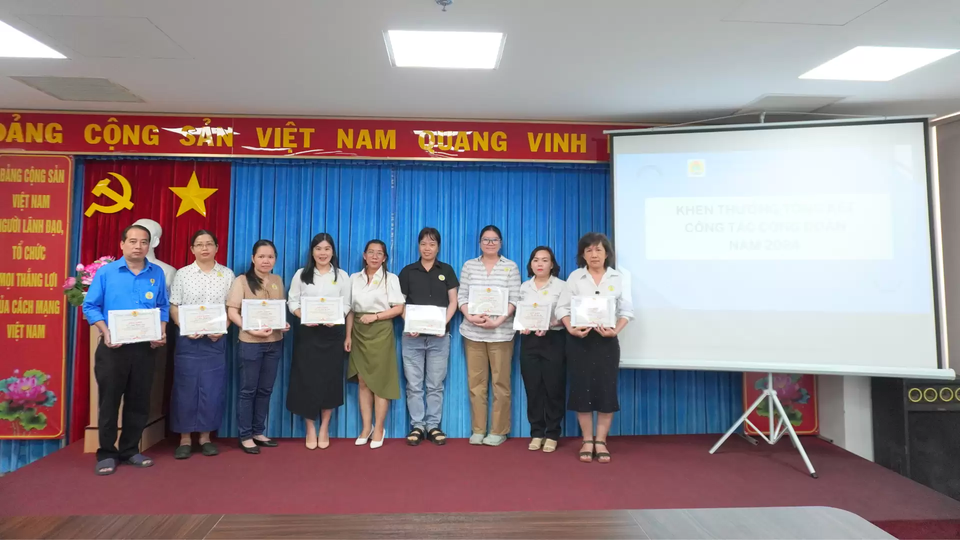 Hội nghị tổng kết công tác Công đoàn năm 2024, triển khai phương hướng, nhiệm vụ năm 2025.