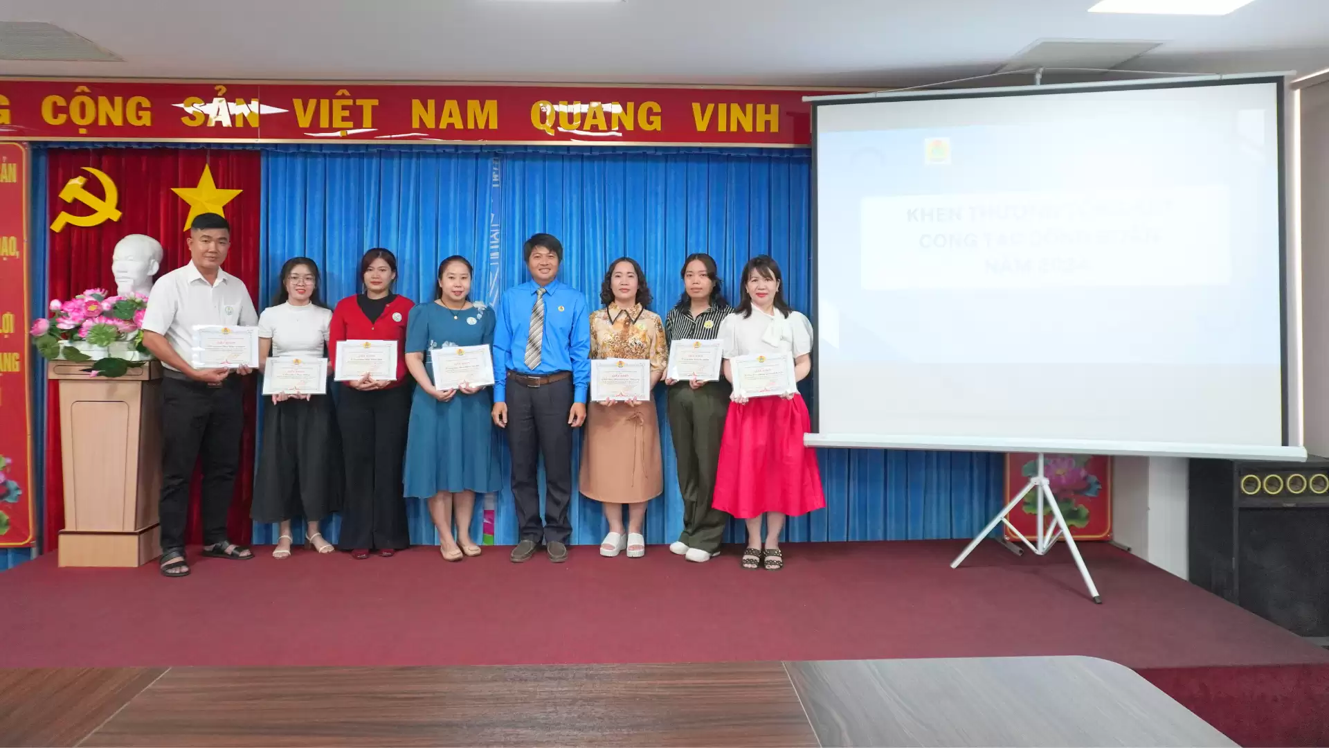 Hội nghị tổng kết công tác Công đoàn năm 2024, triển khai phương hướng, nhiệm vụ năm 2025.