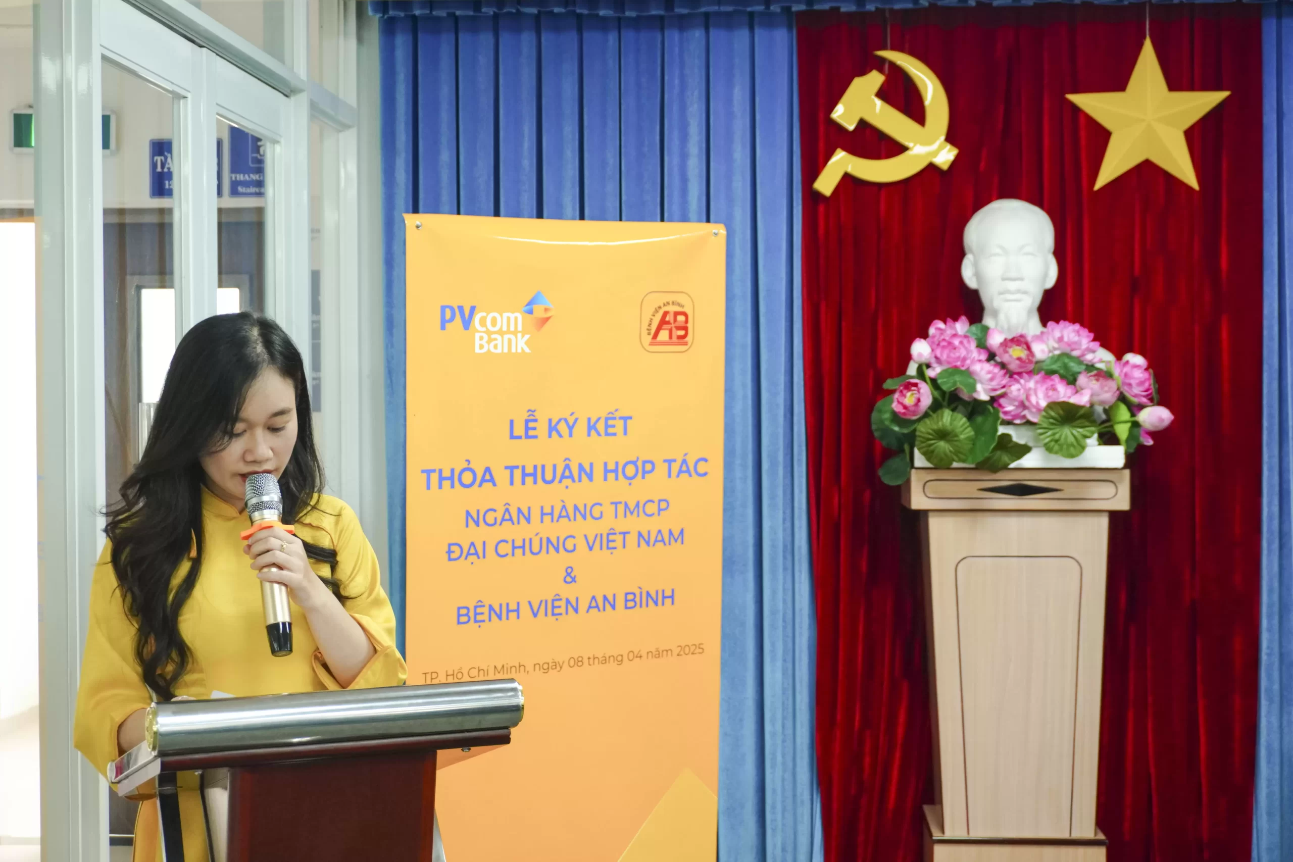 Bệnh viện An Bình và Ngân hàng TMCP Đại Chúng Việt Nam (PVcombank) ký kết hợp tác.