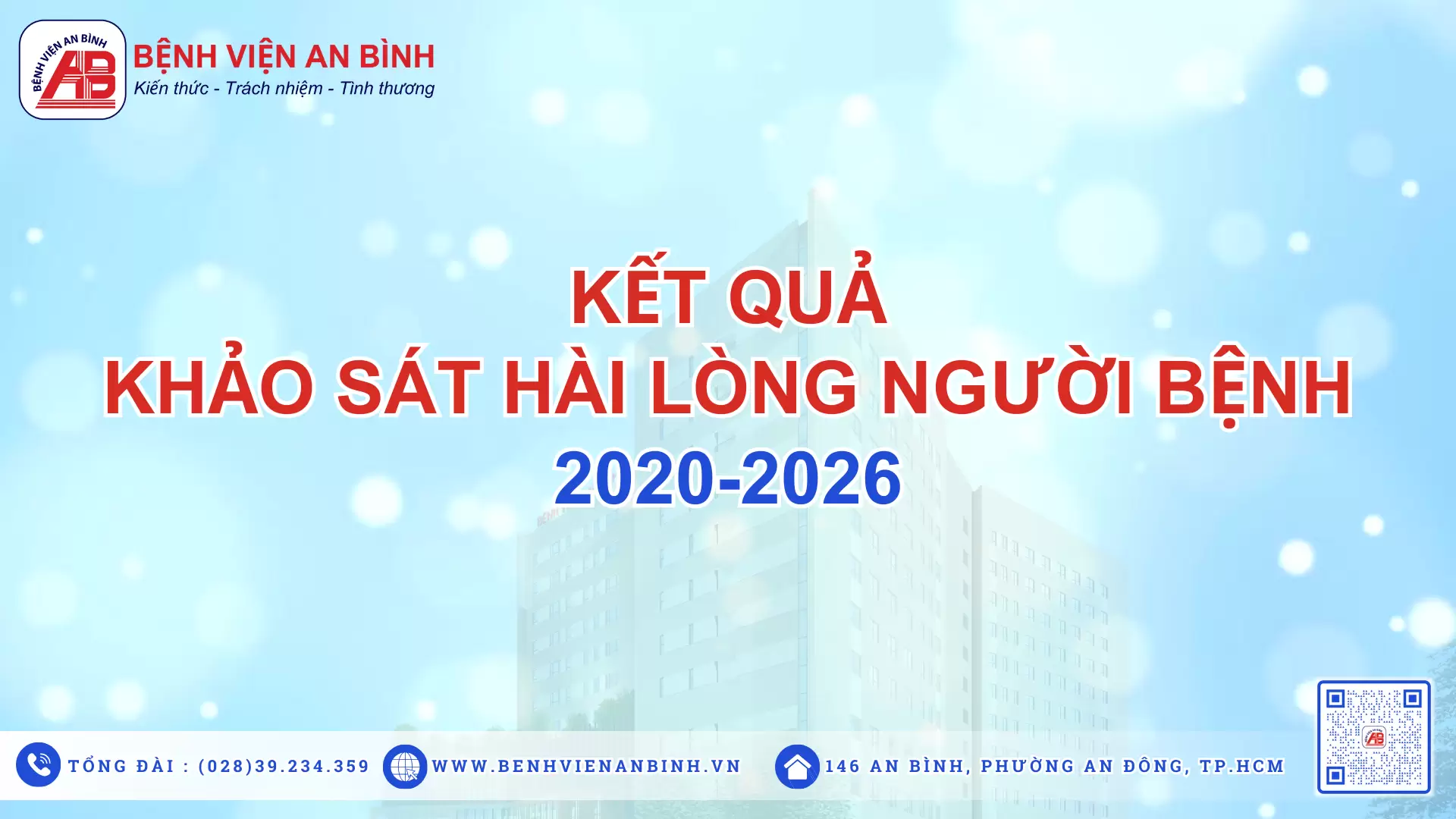 Kết quả khảo sát hài lòng người bệnh