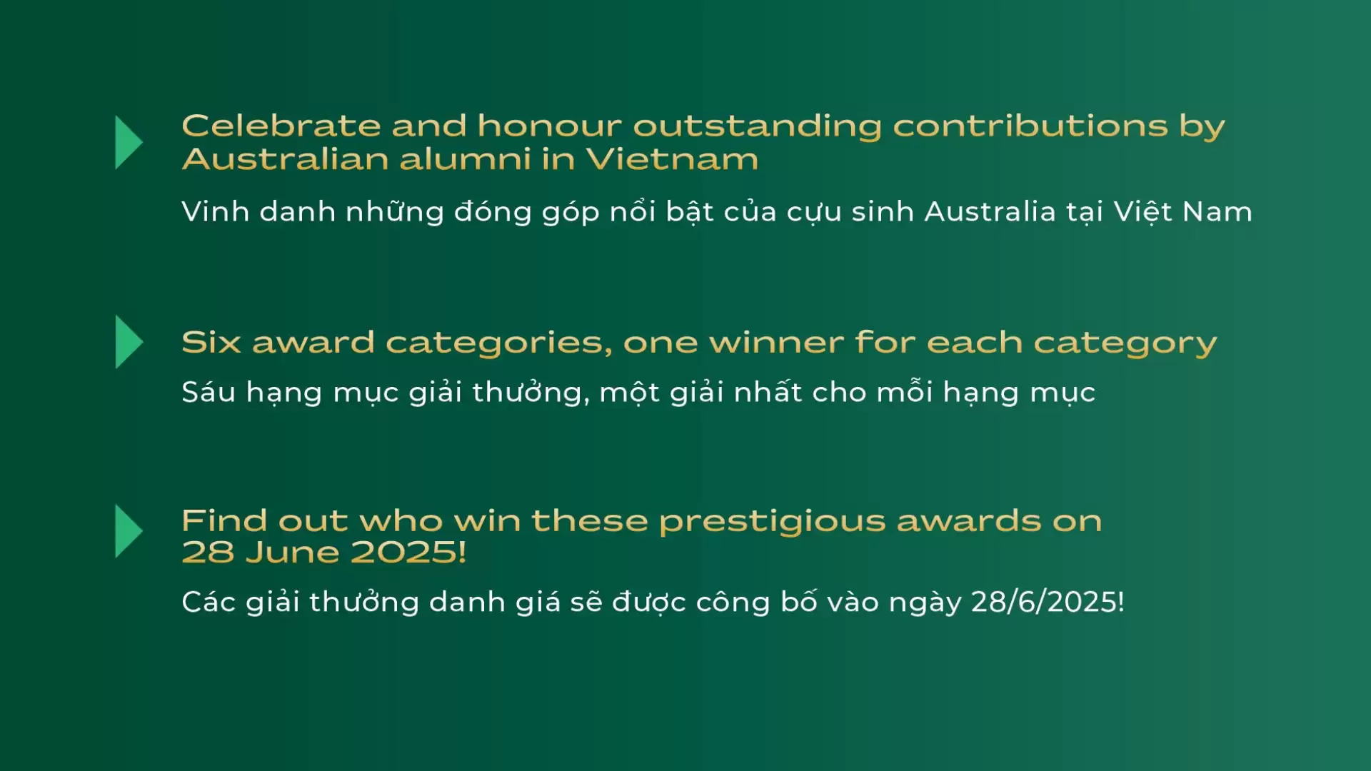Chúc mừng Tiến sĩ Lê Khánh Điền &#8211; Trưởng Khoa Phục hồi chức năng, bệnh viện An Bình đã vào chung kết của Giải thưởng danh giá cựu sinh viên Úc xuất sắc