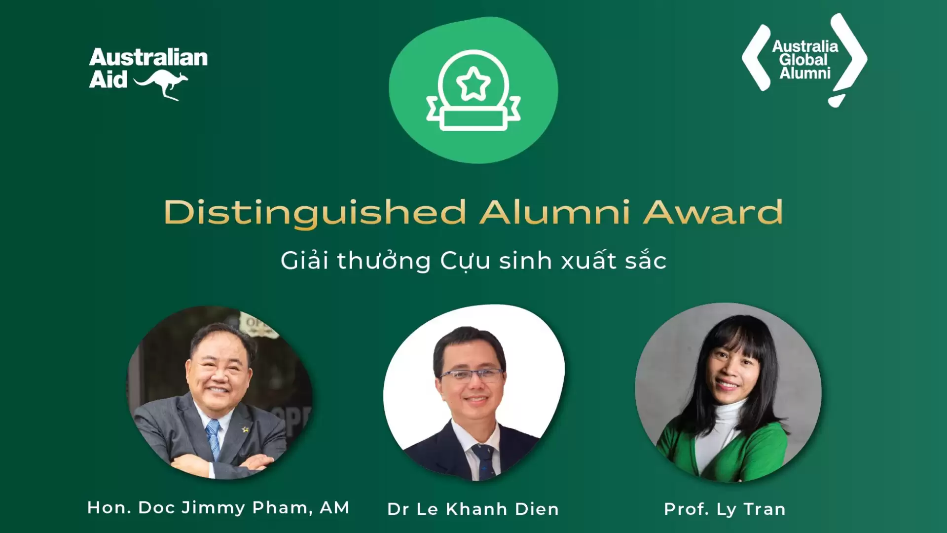Chúc mừng Tiến sĩ Lê Khánh Điền &#8211; Trưởng Khoa Phục hồi chức năng, bệnh viện An Bình đã vào chung kết của Giải thưởng danh giá cựu sinh viên Úc xuất sắc