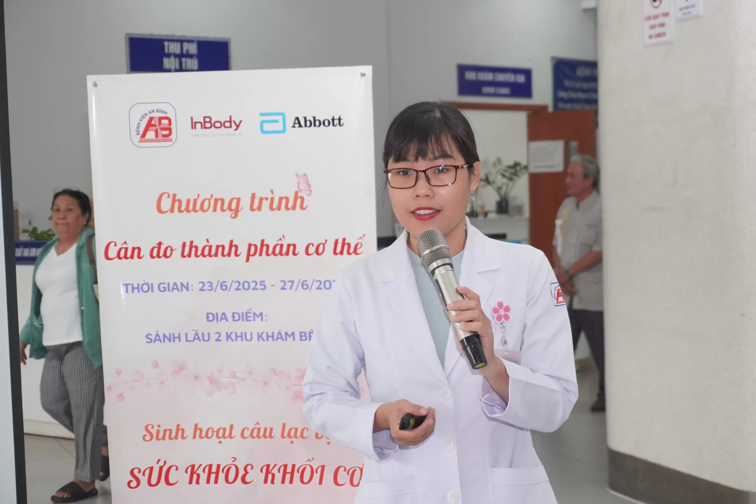 Bệnh viện An Bình tổ chức chương trình Sinh hoạt Câu lạc bộ người bệnh với chủ đề “Sức khỏe khối cơ” – Tầm soát sức khỏe khối cơ cho người bệnh ngoại trú