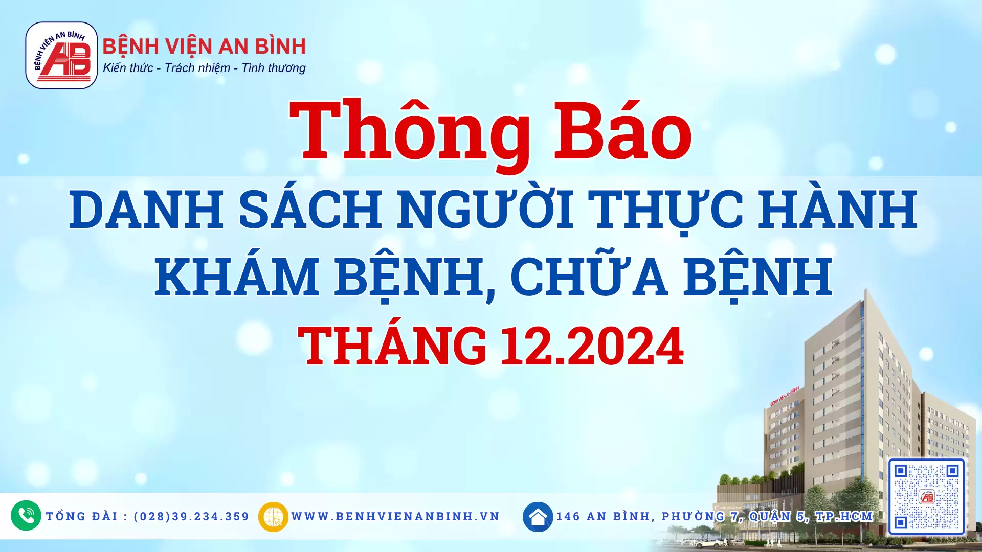 Danh sách người thực hành khám bệnh chữa bệnh Tháng 02 – Tháng 6. 2025