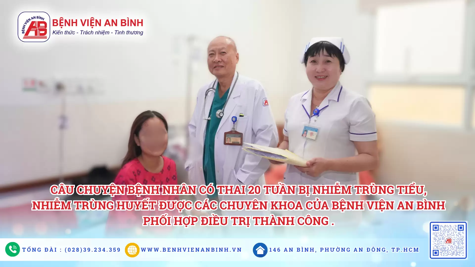 Câu chuyện bệnh nhân có thai 20 tuần bị nhiễm trùng tiểu, nhiễm trùng huyết được các chuyên khoa của Bệnh viện An Bình phối hợp điều trị thành công