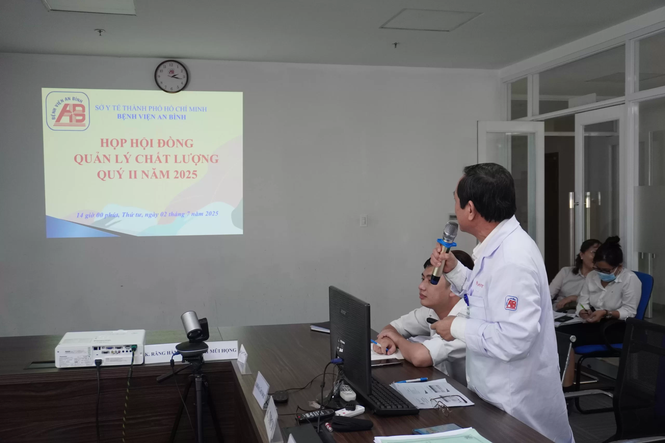Bệnh viện An Bình tổ chức họp Hội đồng Quản lý chất lượng quý II năm 2025