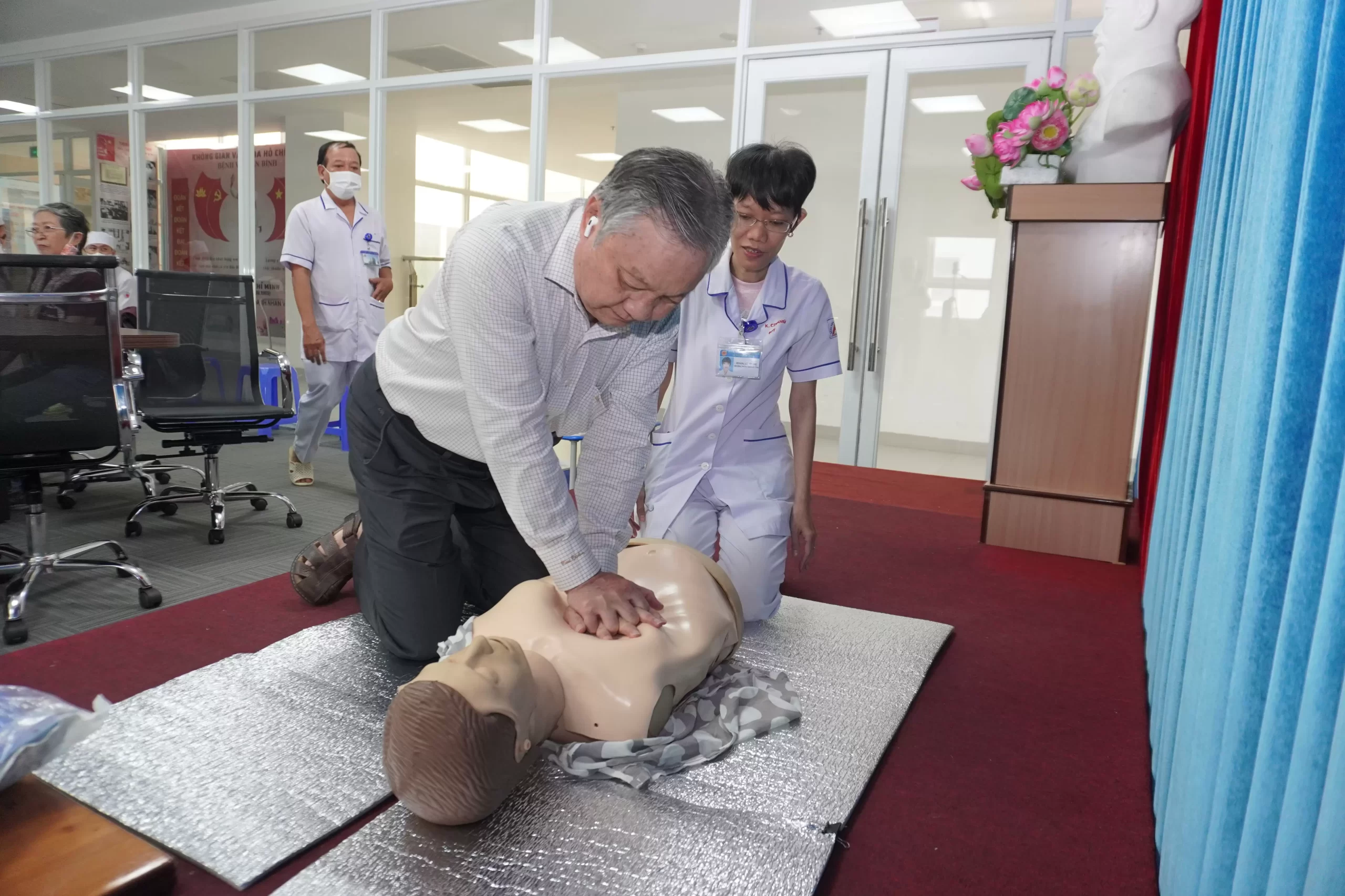 Buổi sinh hoạt dành cho ngfười cao tuổi tại Bệnh viện An Bình