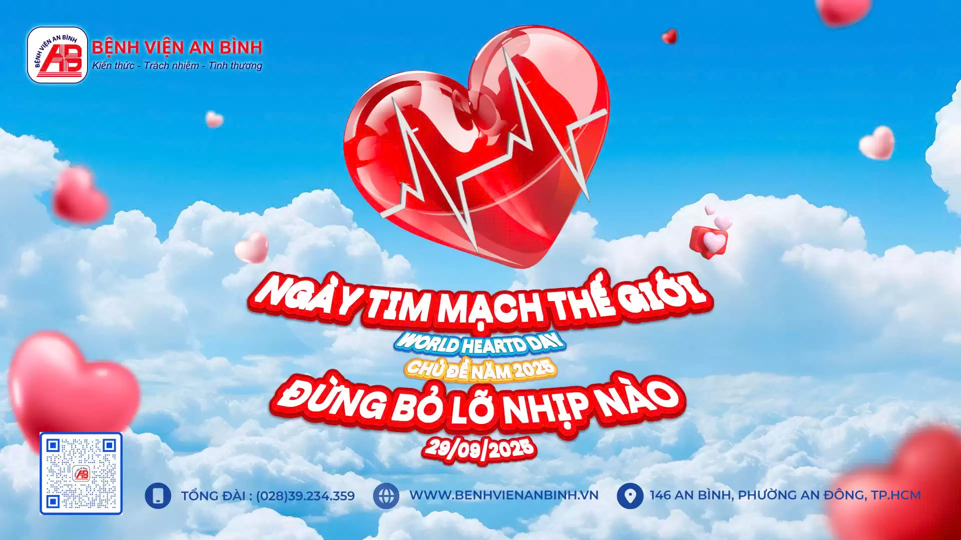 Hưởng ứng Ngày Tim mạch Thế giới – World Heart Day (29/9/2025)
