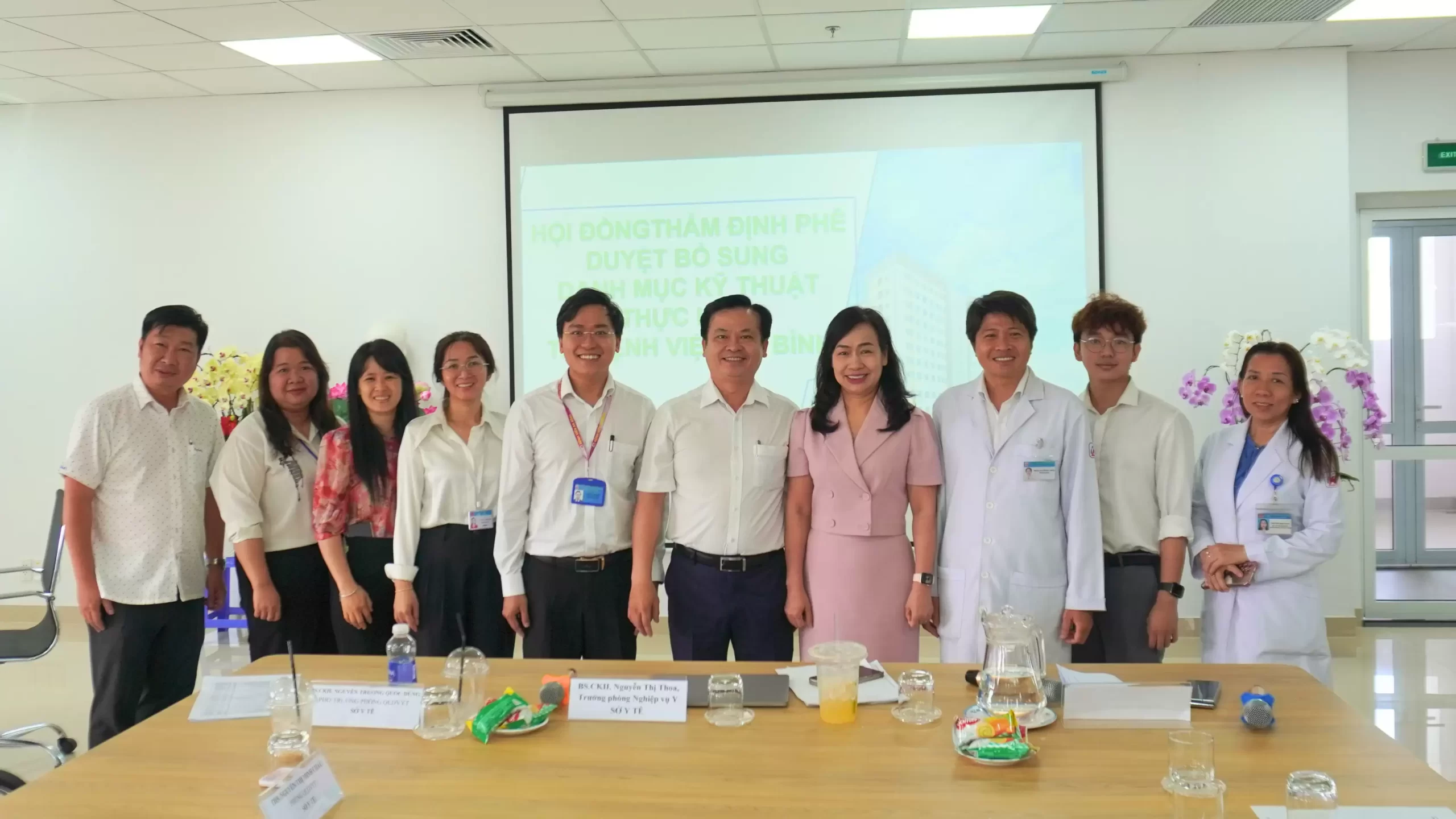 Tiếp Đoàn Thẩm định phê duyệt bổ sung danh mục kỹ thuật thực hiện tại Bệnh viện An Bình.
