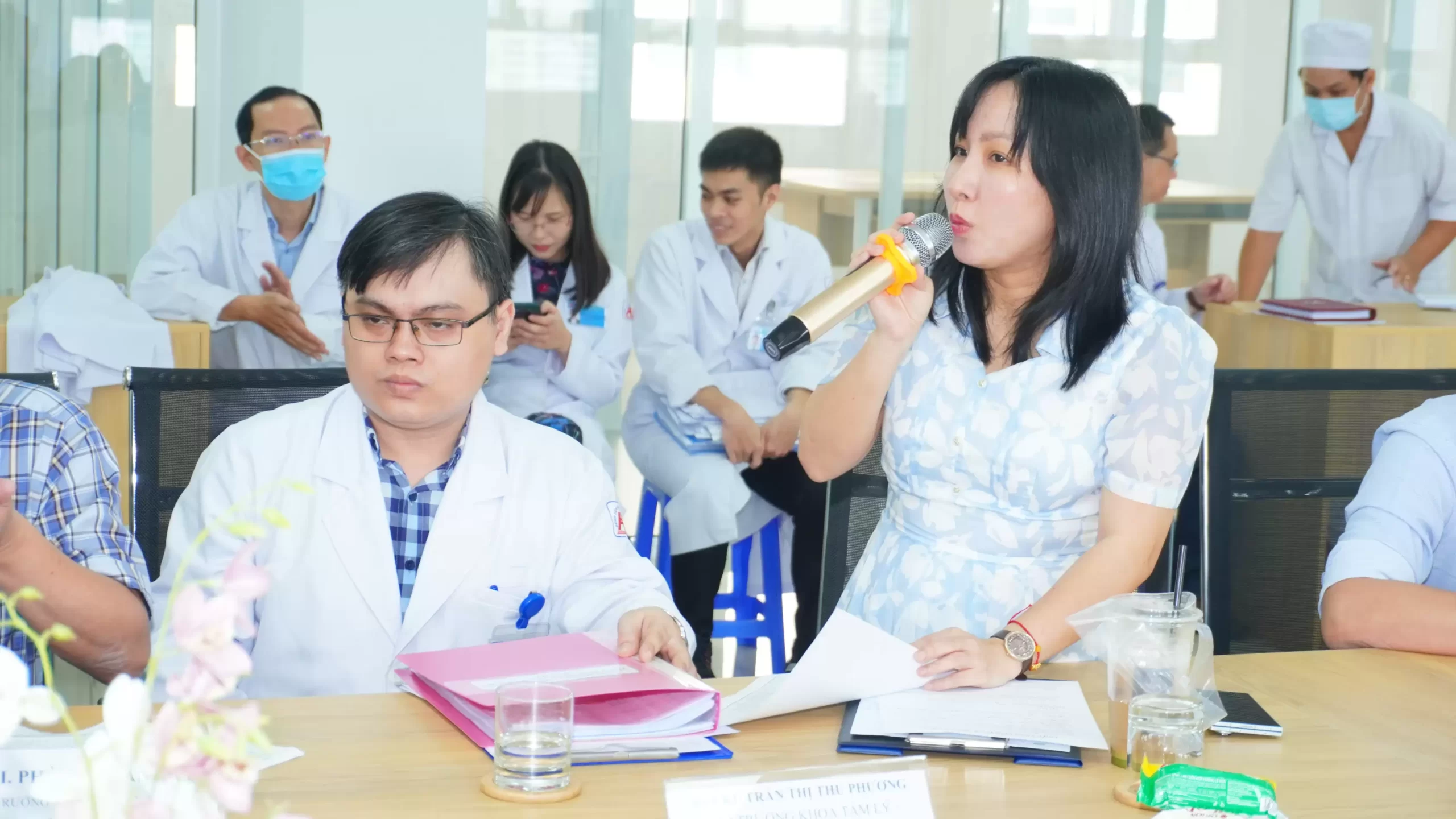 Tiếp Đoàn Thẩm định phê duyệt bổ sung danh mục kỹ thuật thực hiện tại Bệnh viện An Bình.