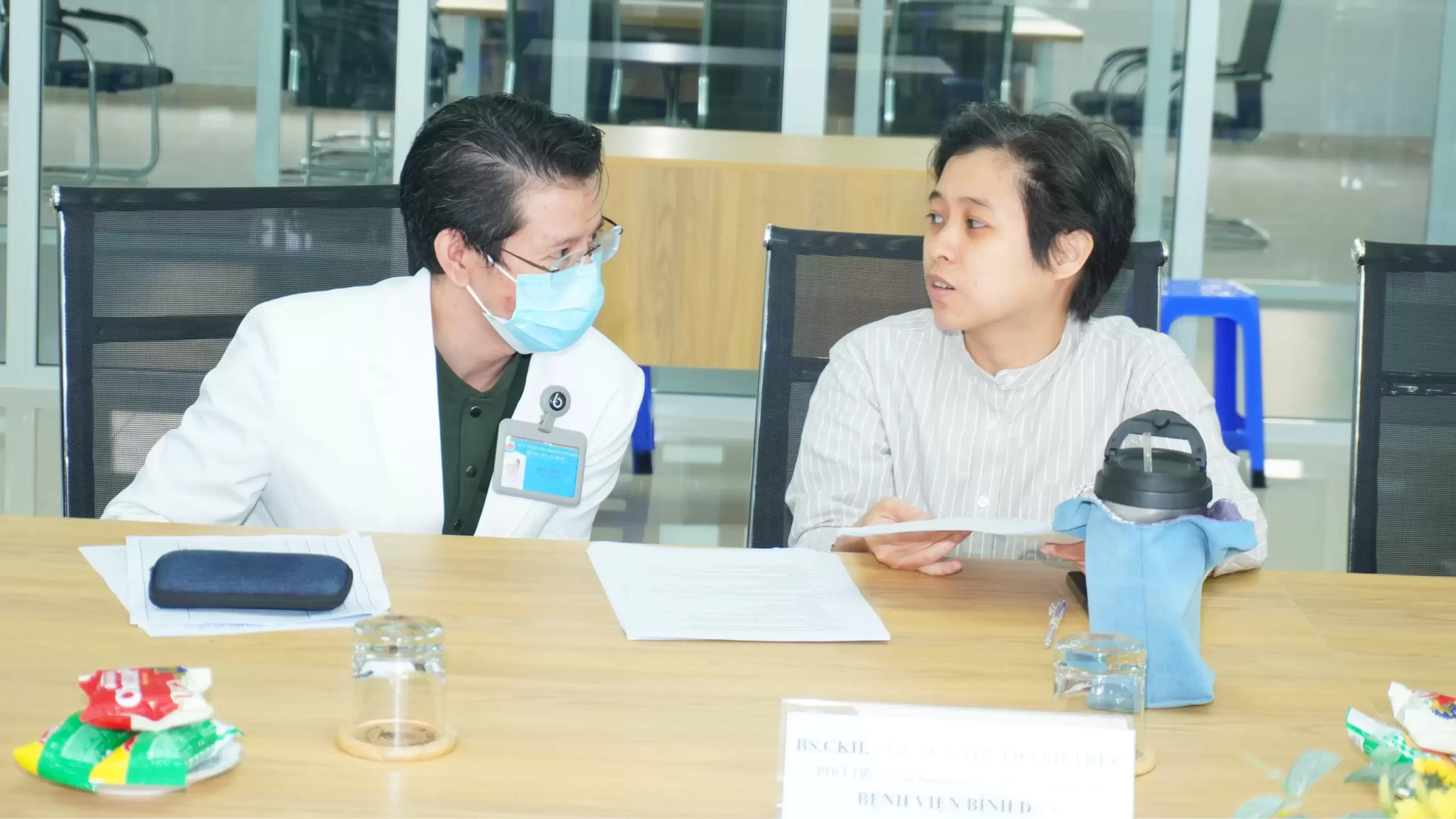 Tiếp Đoàn Thẩm định phê duyệt bổ sung danh mục kỹ thuật thực hiện tại Bệnh viện An Bình.