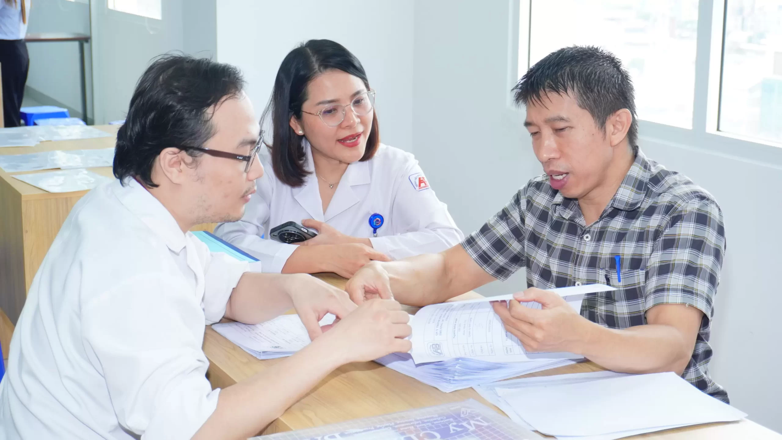 Tiếp Đoàn Thẩm định phê duyệt bổ sung danh mục kỹ thuật thực hiện tại Bệnh viện An Bình.