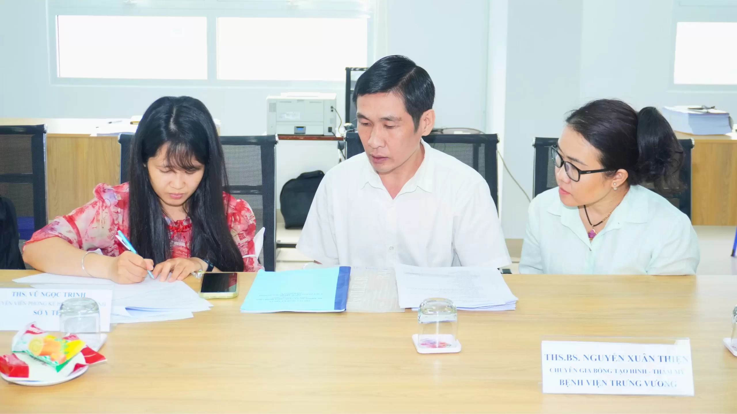 Tiếp Đoàn Thẩm định phê duyệt bổ sung danh mục kỹ thuật thực hiện tại Bệnh viện An Bình.