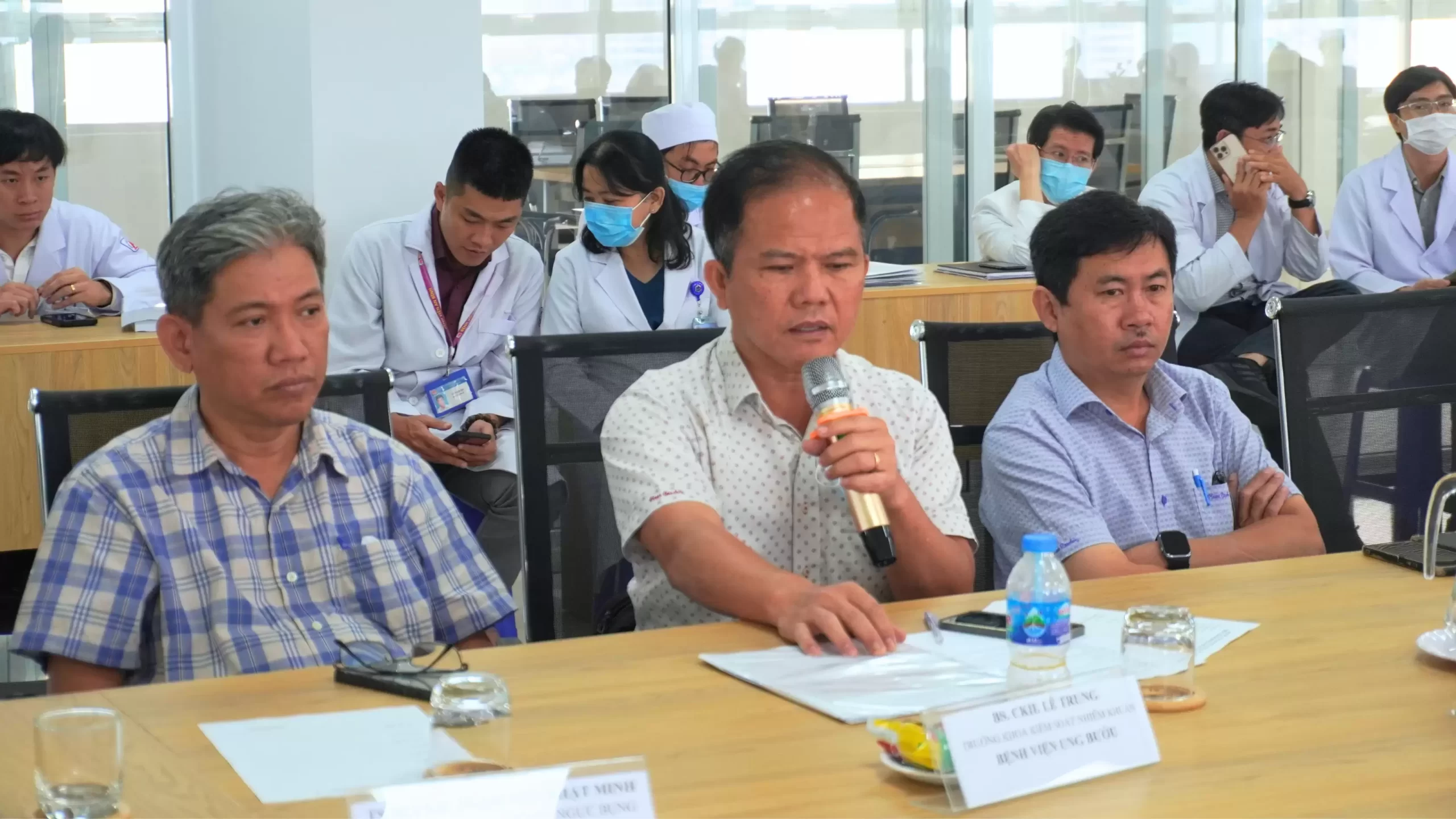 Tiếp Đoàn Thẩm định phê duyệt bổ sung danh mục kỹ thuật thực hiện tại Bệnh viện An Bình.