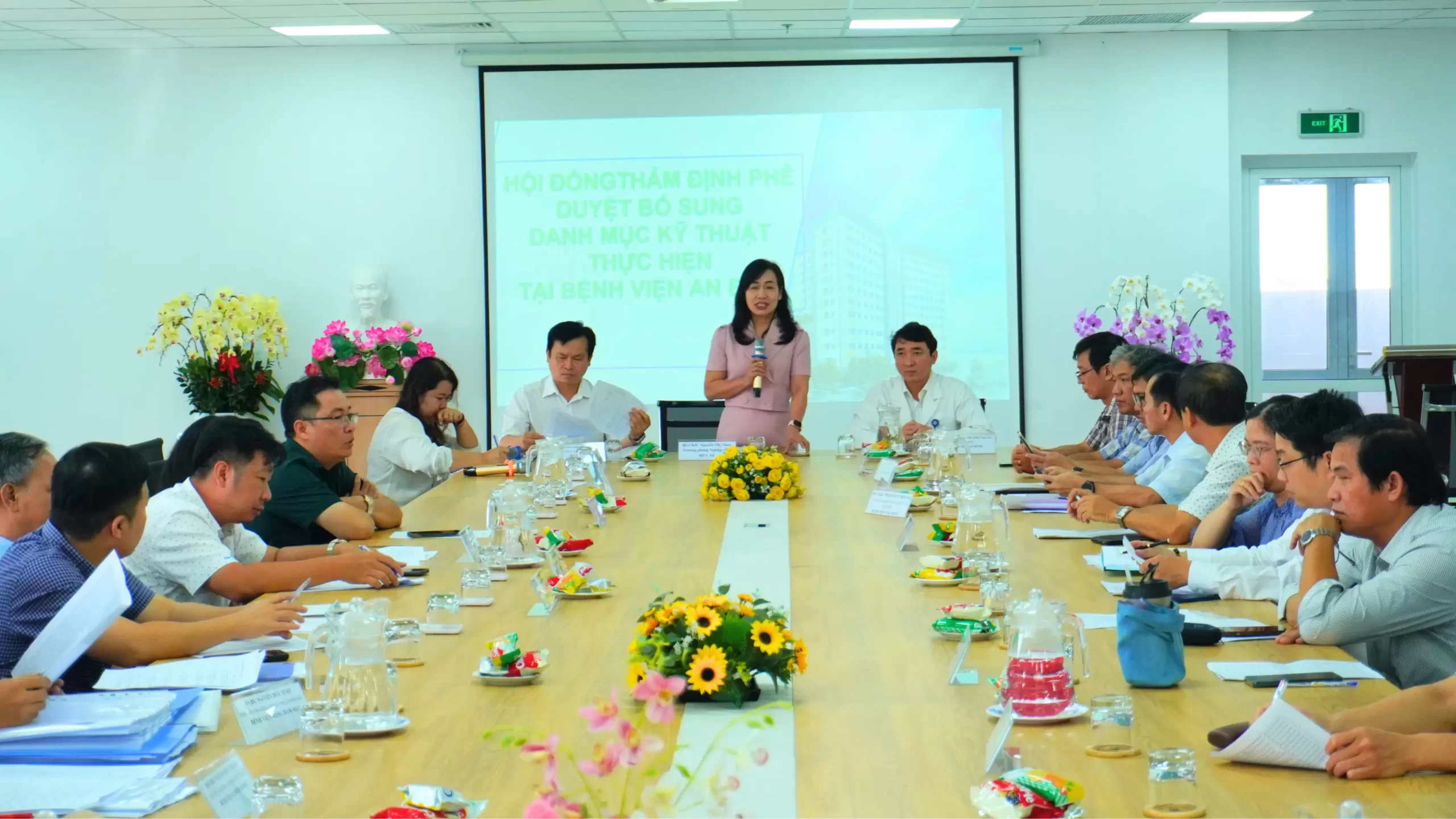 Tiếp Đoàn Thẩm định phê duyệt bổ sung danh mục kỹ thuật thực hiện tại Bệnh viện An Bình.