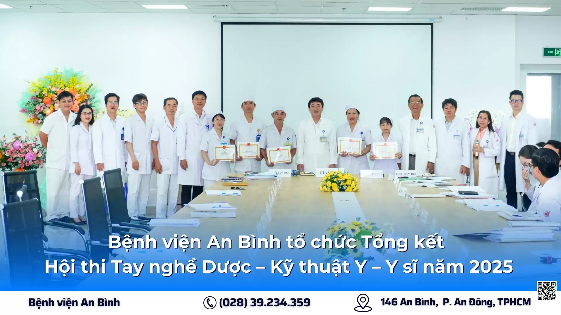 Bệnh viện An Bình tổ chức Tổng kết Hội thi Tay nghề Dược – Kỹ thuật Y – Y sĩ năm 2025