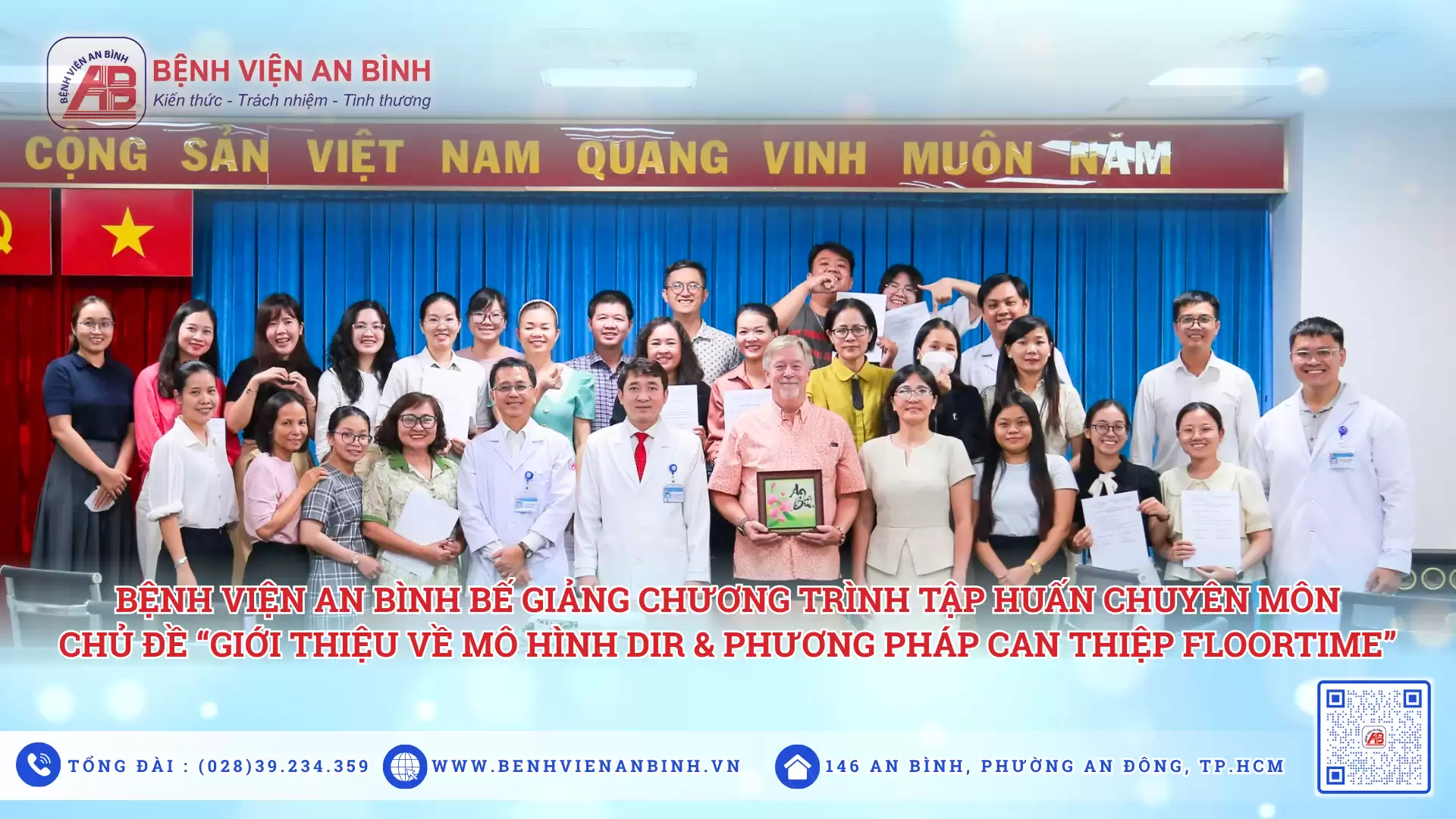 Bệnh viện An Bình bế giảng chương trình tập huấn chuyên môn chủ đề “Giới thiệu về mô hình DIR & phương pháp can thiệp Floortime”.