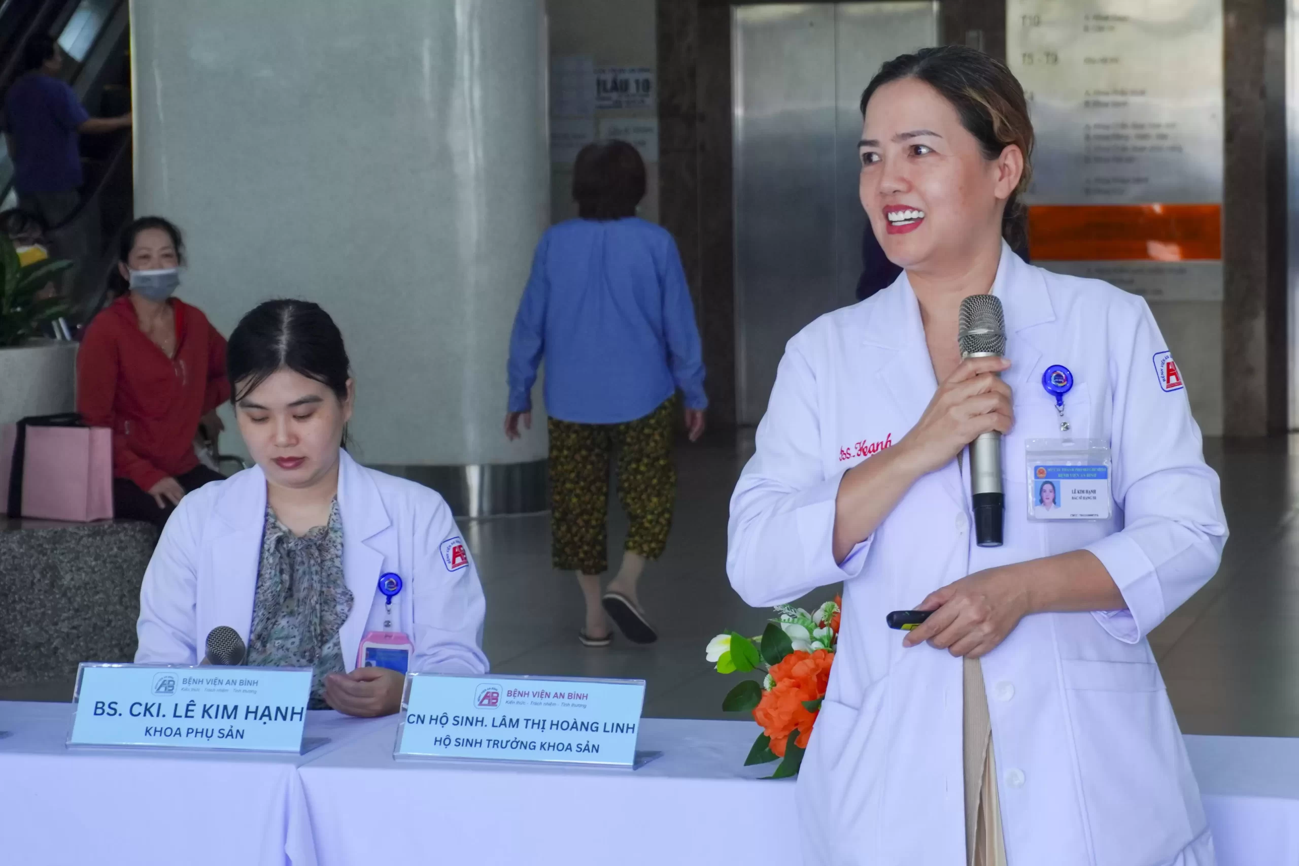 Lớp học tiền sản tháng 10 – Bệnh viện An Bình. Chủ đề “Dấu hiệu chuyển dạ và kỹ năng vượt cạn an toàn”