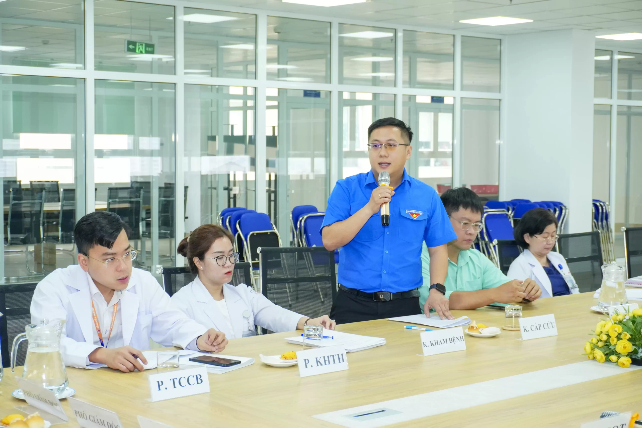 Đảng ủy Bệnh viện An Bình tổ chức buổi làm việc với Ban Chấp hành Công đoàn, Đoàn Thanh niên Cộng sản Hồ Chí Minh, Hội Cựu chiến binh Bệnh viện An Bình và bí thư các chi bộ trực thuộc.