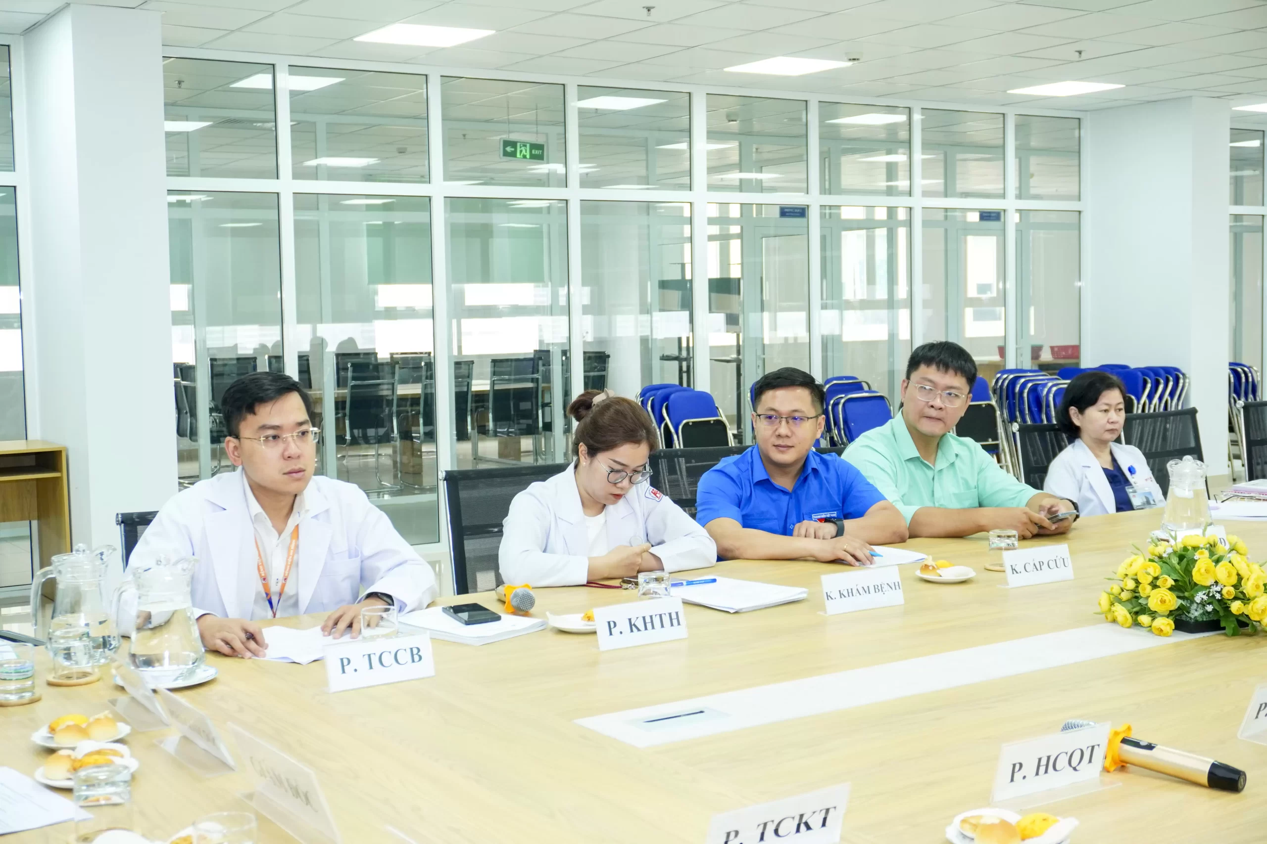 Đảng ủy Bệnh viện An Bình tổ chức buổi làm việc với Ban Chấp hành Công đoàn, Đoàn Thanh niên Cộng sản Hồ Chí Minh, Hội Cựu chiến binh Bệnh viện An Bình và bí thư các chi bộ trực thuộc.