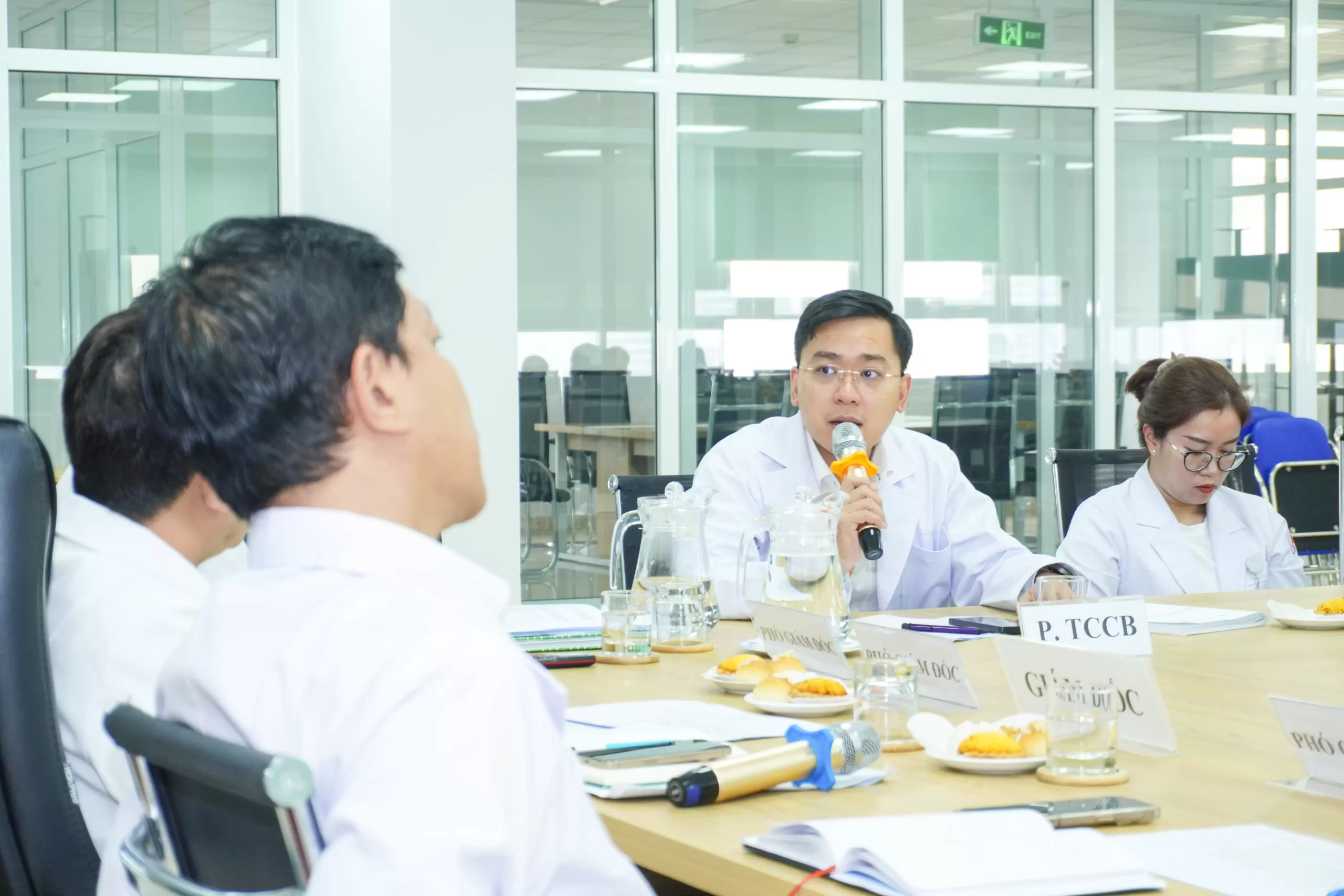 Đảng ủy Bệnh viện An Bình tổ chức buổi làm việc với Ban Chấp hành Công đoàn, Đoàn Thanh niên Cộng sản Hồ Chí Minh, Hội Cựu chiến binh Bệnh viện An Bình và bí thư các chi bộ trực thuộc.