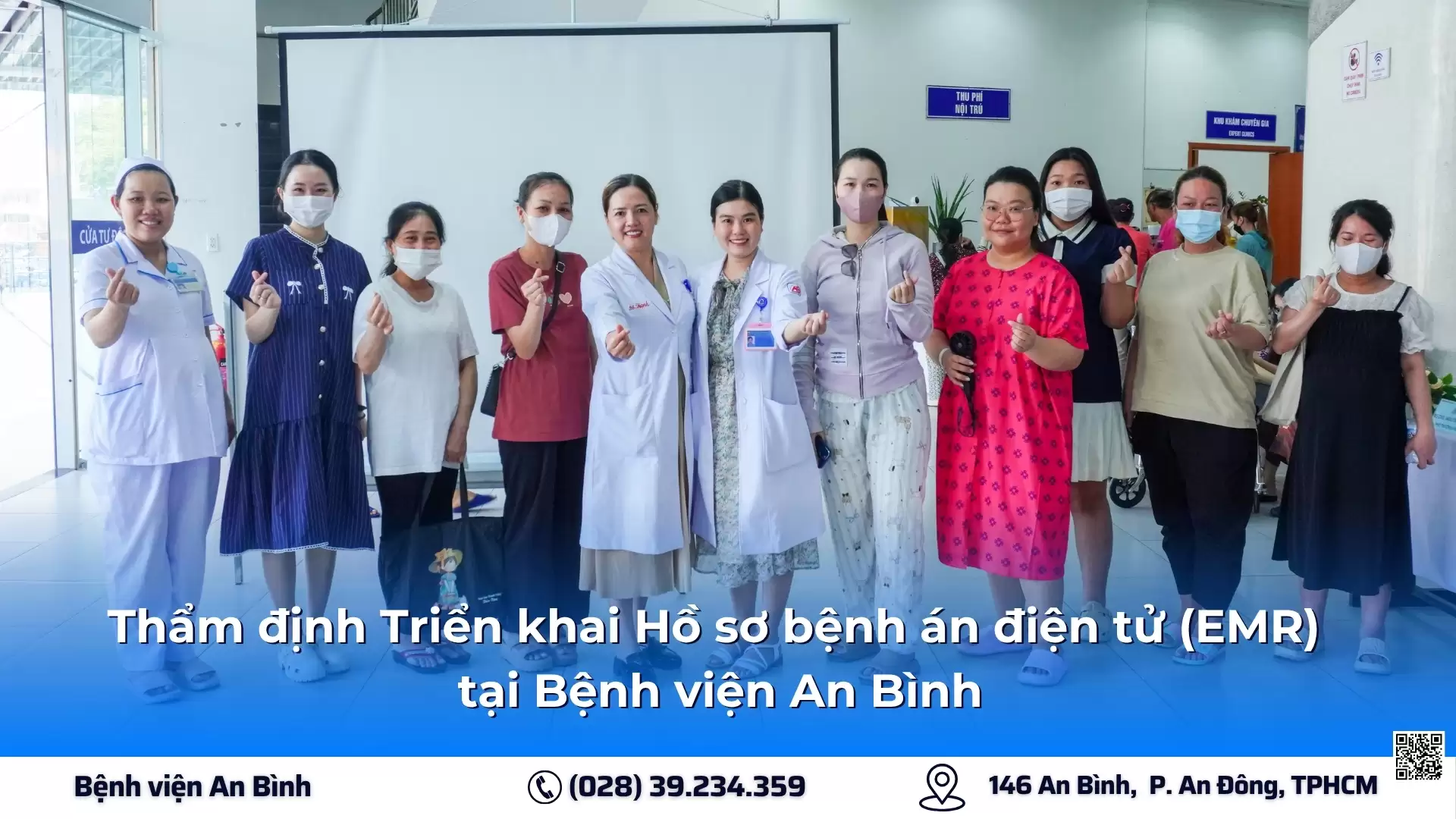 Lớp học tiền sản tháng 10 – Bệnh viện An Bình. Chủ đề “Dấu hiệu chuyển dạ và kỹ năng vượt cạn an toàn”