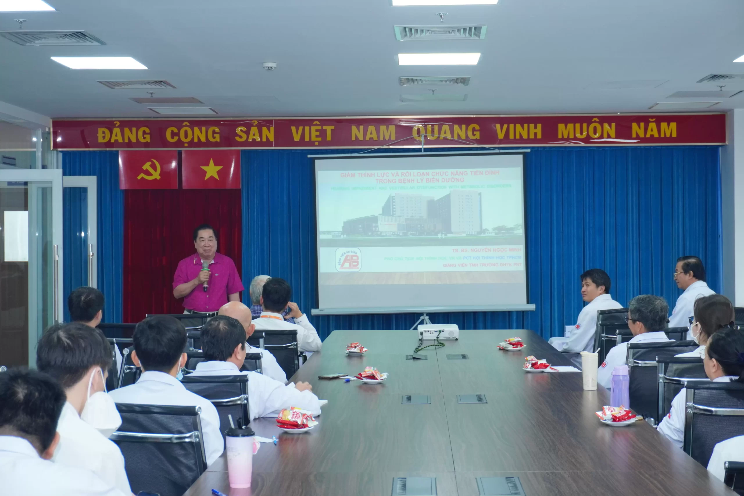Sinh hoạt khoa học tại Bệnh viện An Bình: “Suy giảm thính lực và rối loạn tiền đình trong các rối loạn chuyển hóa – giá trị thực tiễn trong phát hiện và quản lý”