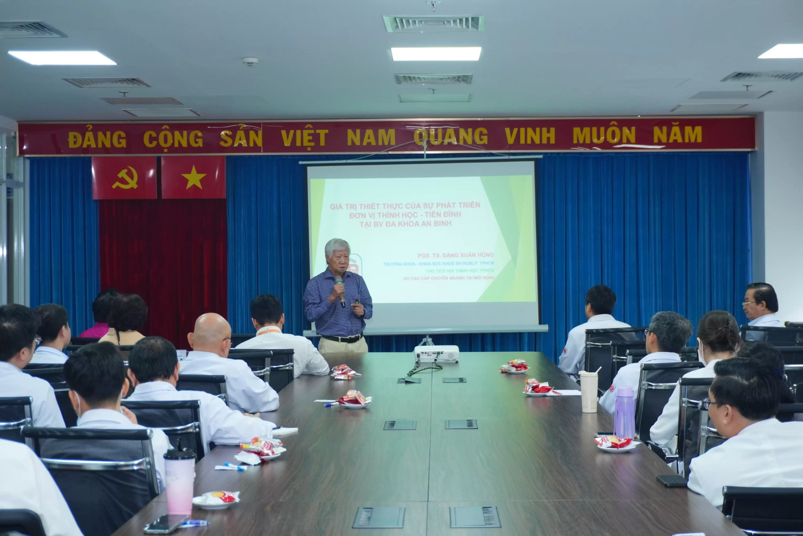 Sinh hoạt khoa học tại Bệnh viện An Bình: “Suy giảm thính lực và rối loạn tiền đình trong các rối loạn chuyển hóa – giá trị thực tiễn trong phát hiện và quản lý”