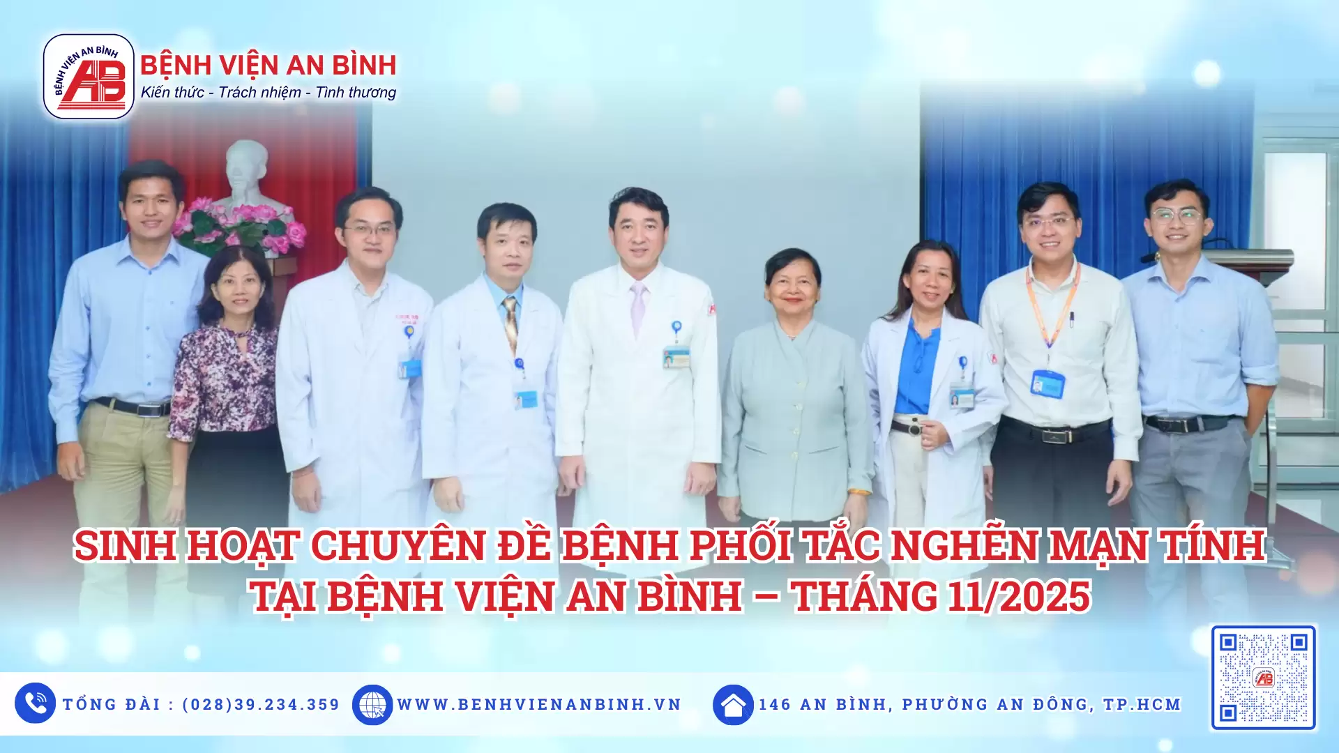 Sinh hoạt chuyên đề bệnh phổi tắc nghẽn mạn tính tại Bệnh viện An Bình – 25/11/2025