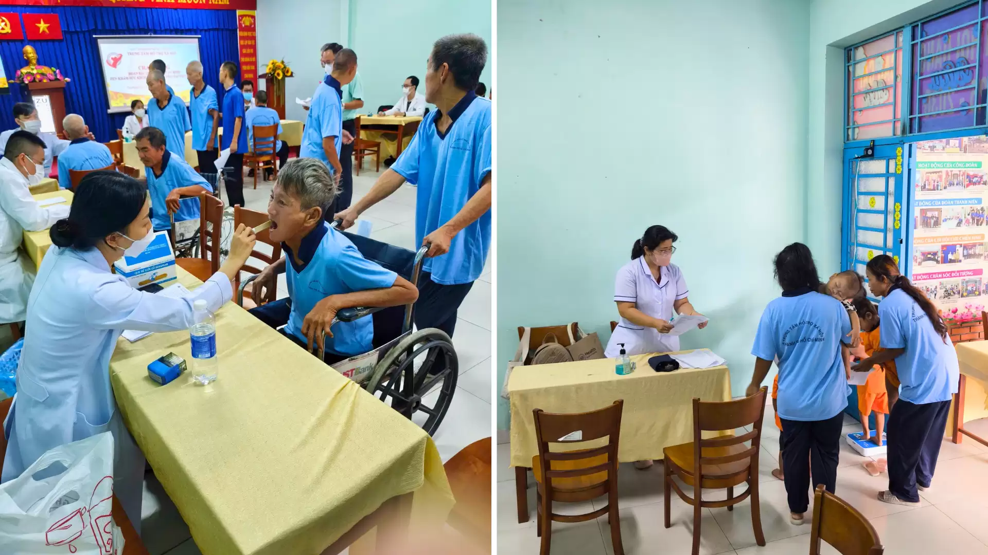 Bệnh viện An Bình tổ chức khám sức khỏe định kỳ tại trung tâm hỗ trợ xã hội