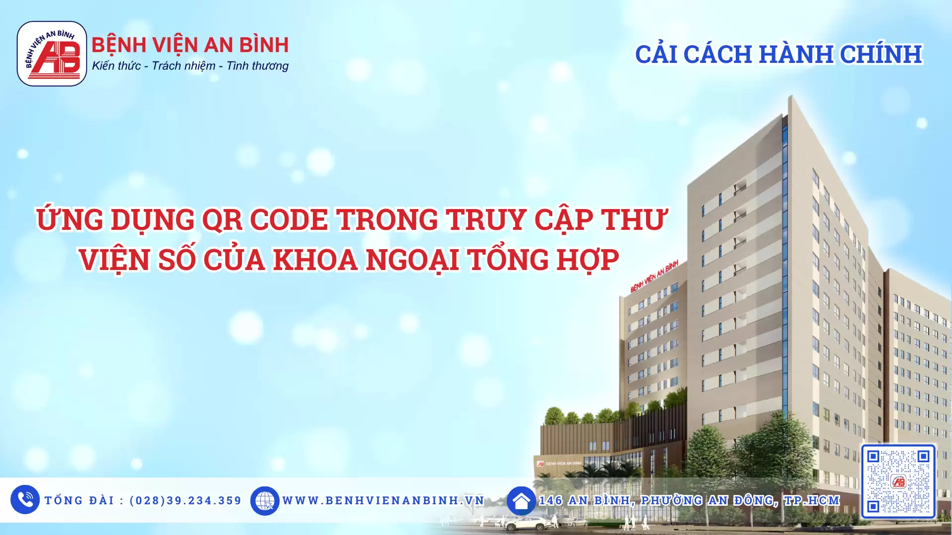 Phần mềm theo dõi, quản lý chỉ số chuyên môn Bệnh viện An Bình