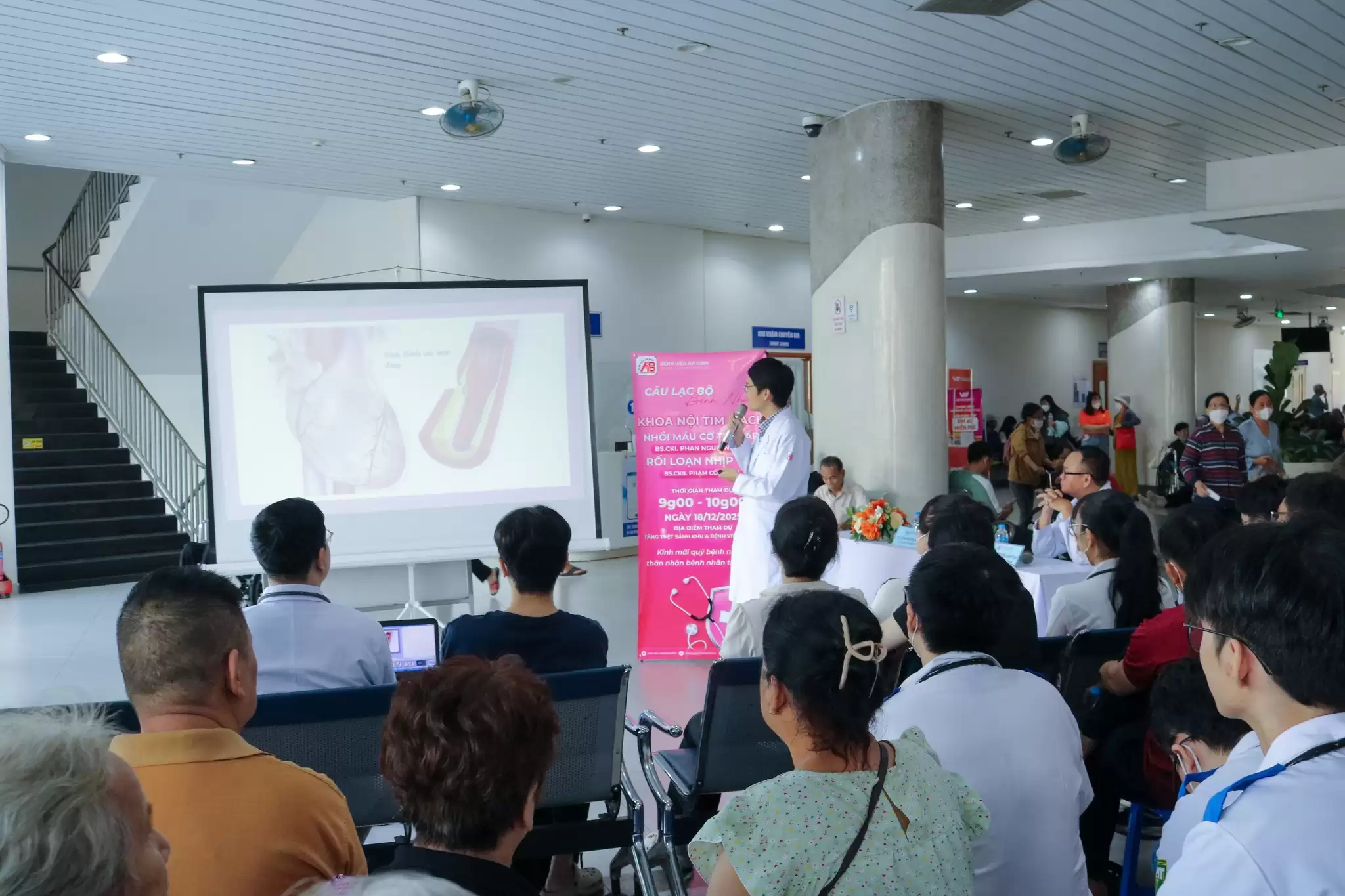 Sinh hoạt Câu lạc bộ tim mạch – Cùng nâng cao hiểu biết về Nhồi máu cơ tim