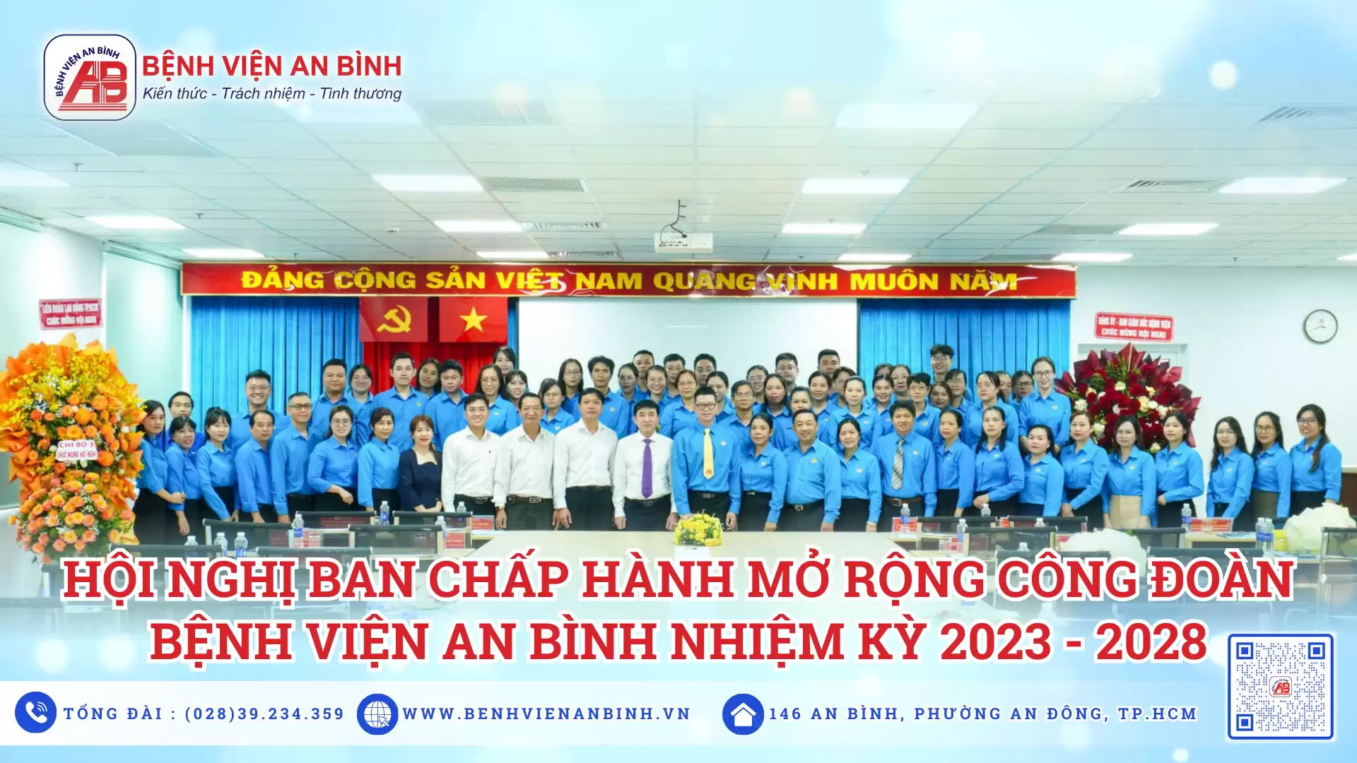 Hội nghị Ban chấp hành mở rộng Công đoàn Bệnh viện An Bình nhiệm kỳ 2023-2028