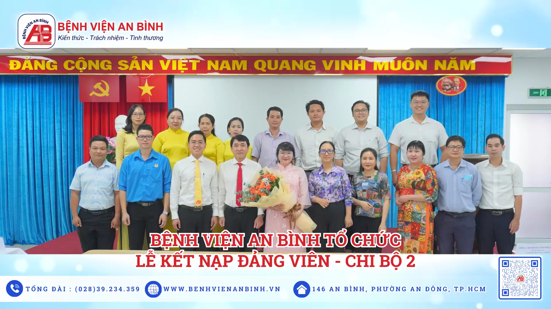 Bệnh viện An Bình tổ chức lễ kết nạp Đảng – Chi bộ 2 – 24/12/2025