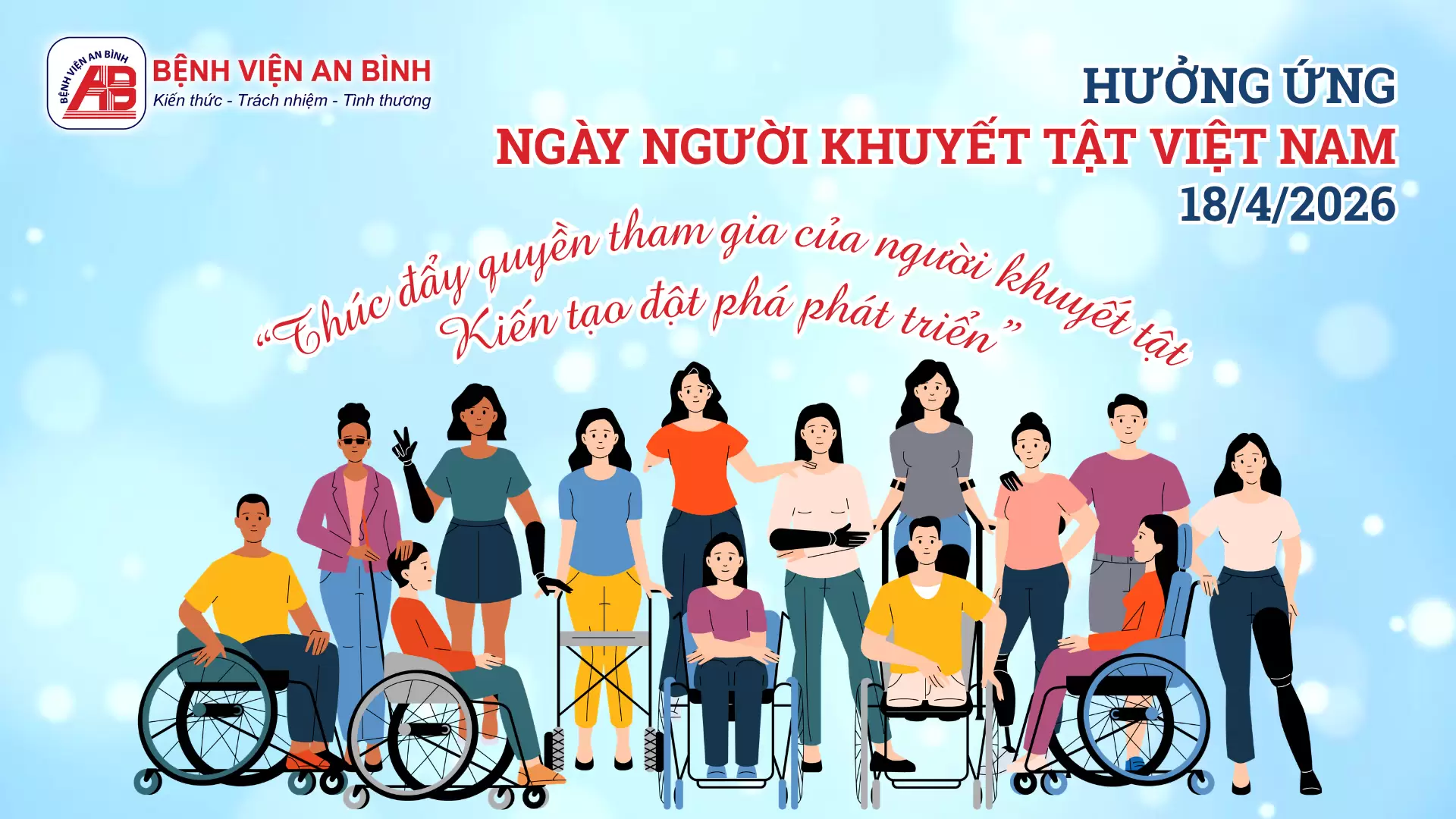 Hưởng ứng Ngày Người khuyết tật Việt Nam 18/4/2026