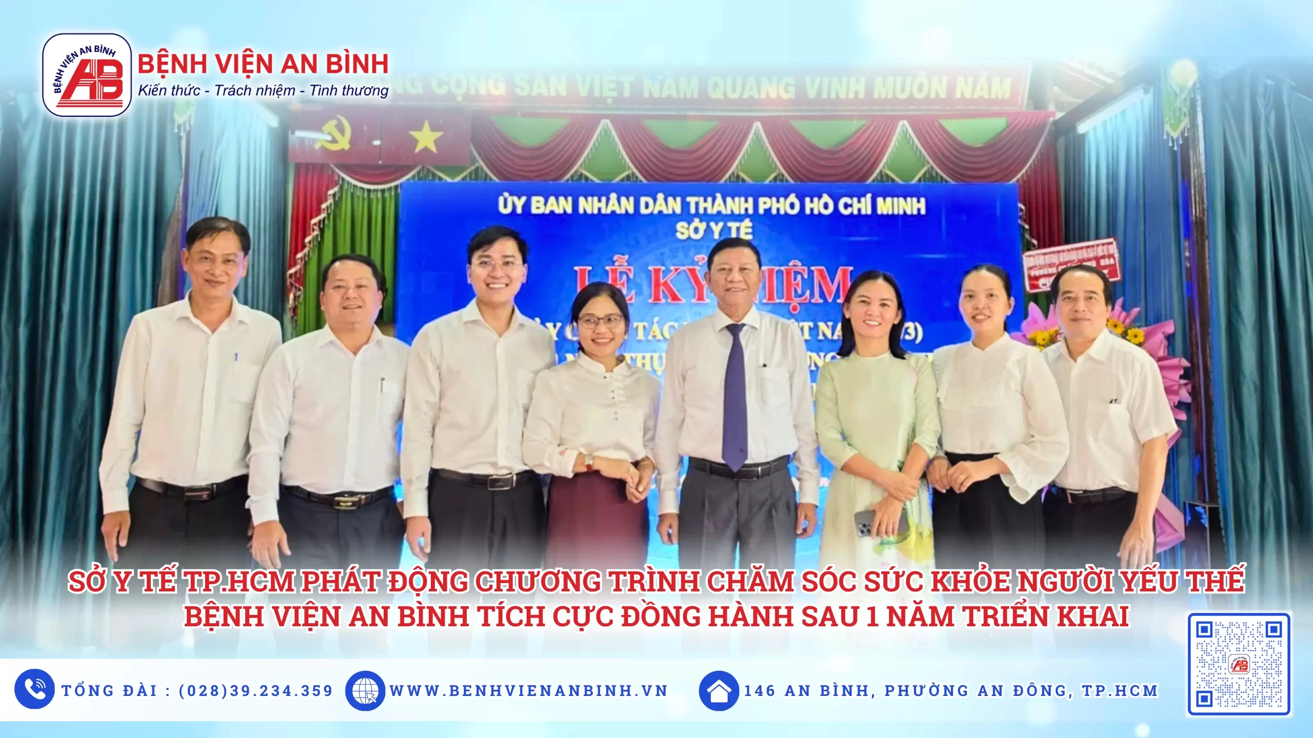 Sở Y tế TP.HCM phát động chương trình chăm sóc sức khỏe người yếu thế – Bệnh viện An Bình tích cực đồng hành sau 1 năm triển khai