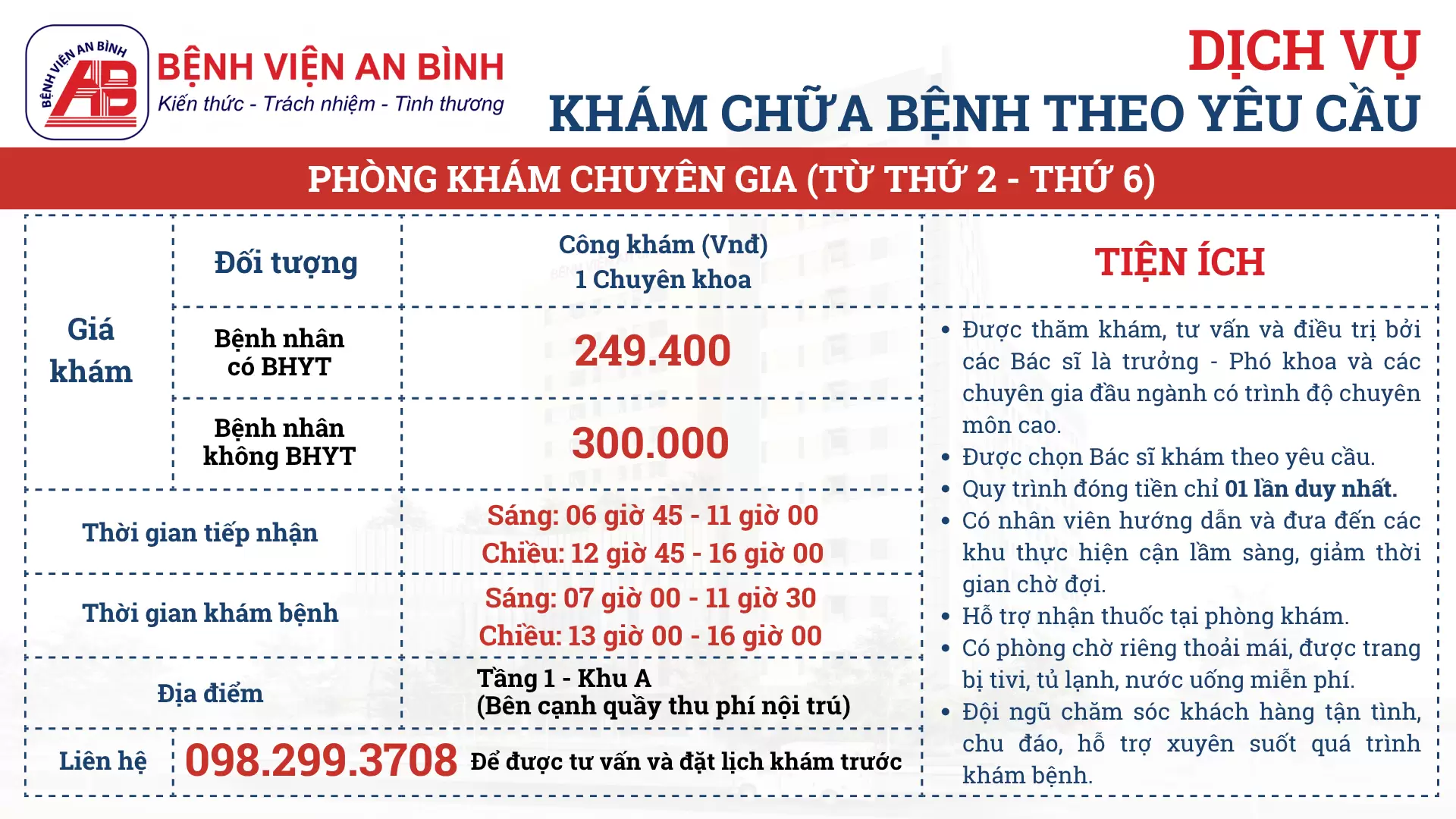 Lịch Khám Bệnh