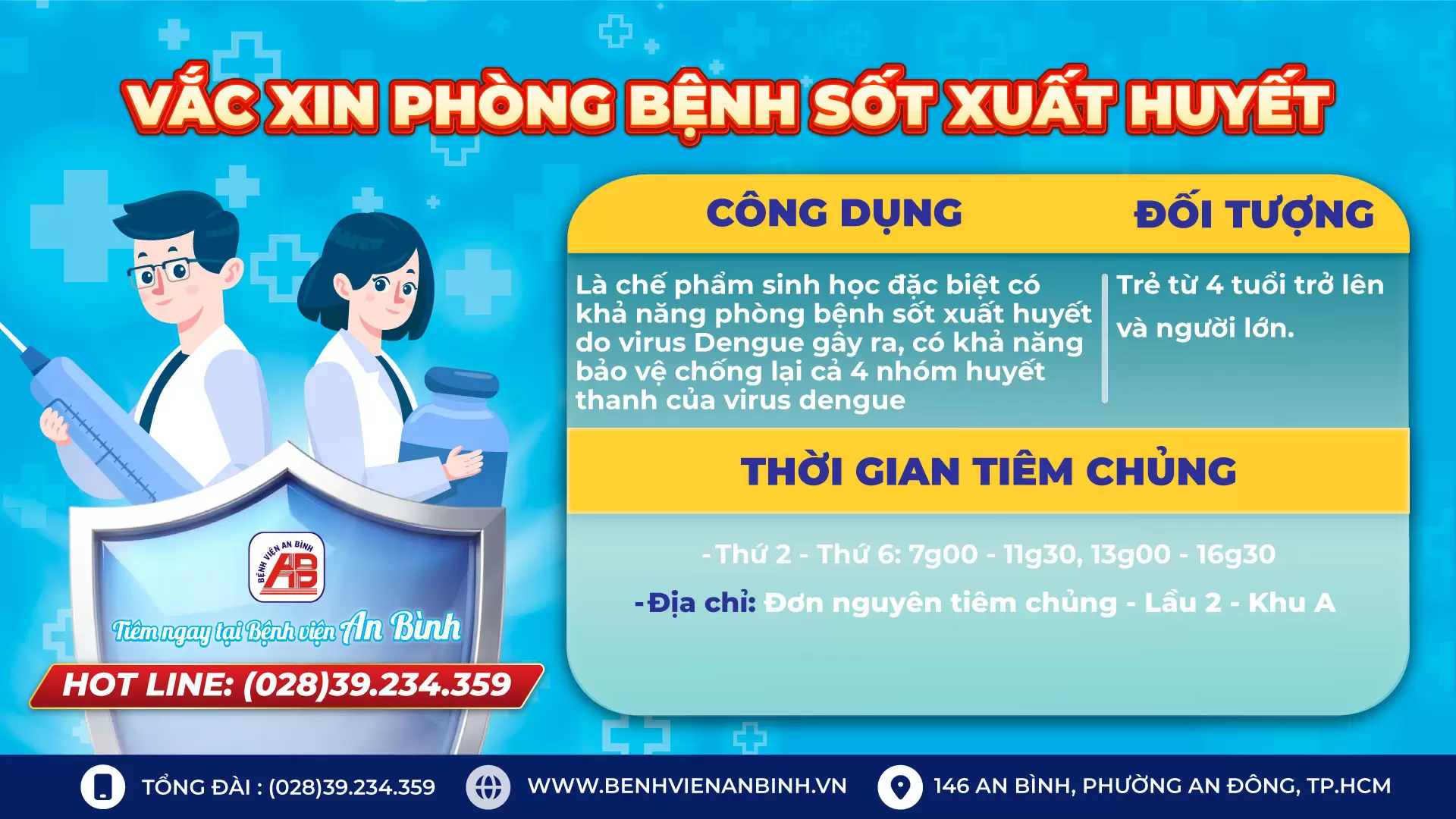 Vắc xin phòng bệnh Sốt xuất huyết