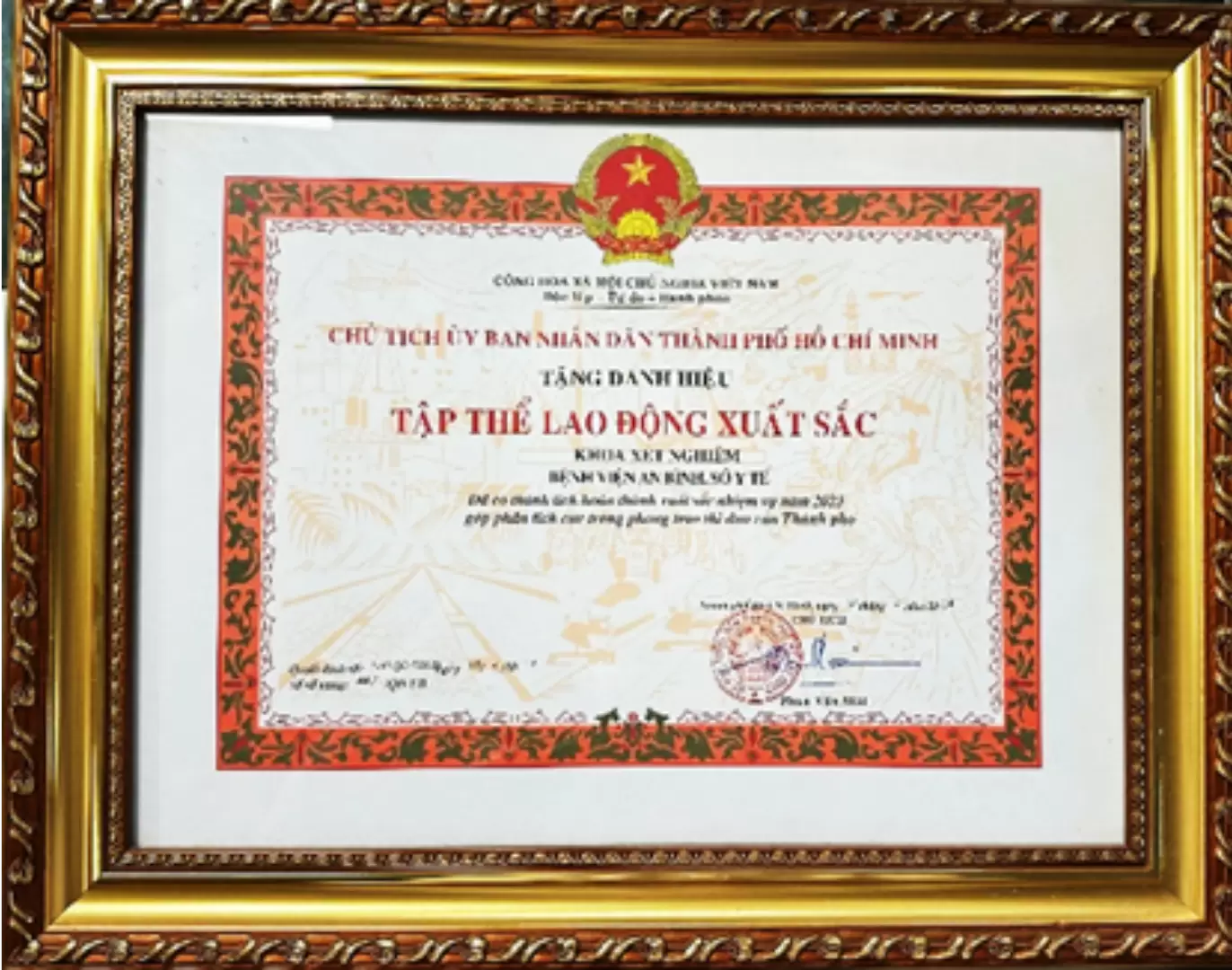 KHOA XÉT NGHIỆM