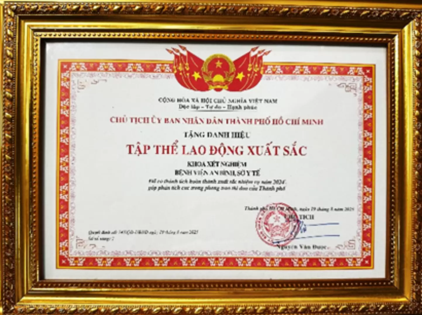 KHOA XÉT NGHIỆM