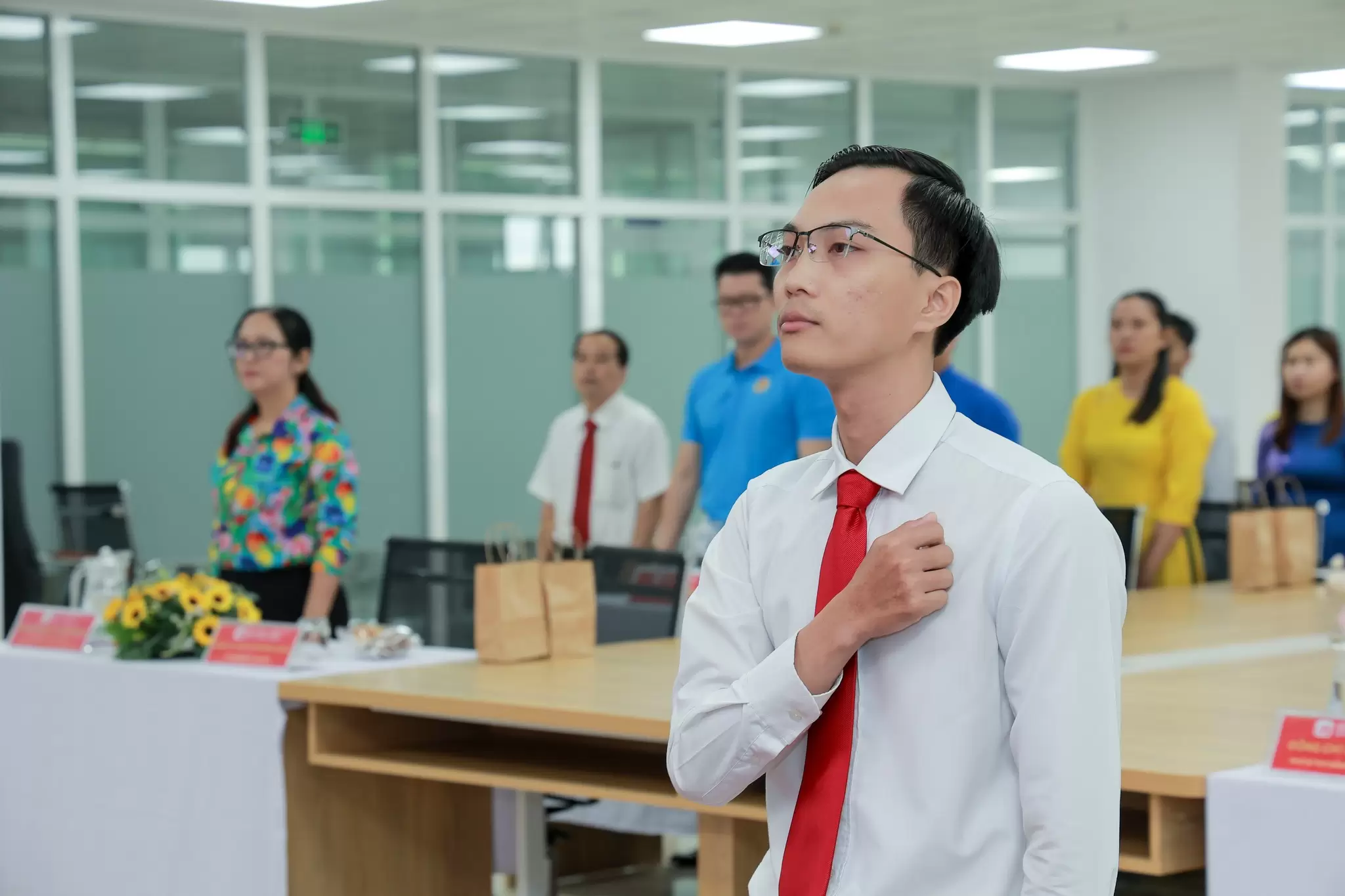 Lễ kết nạp Đảng viên Chi bộ 1 và Chi bộ 2 – Đảng bộ Bệnh viện An Bình