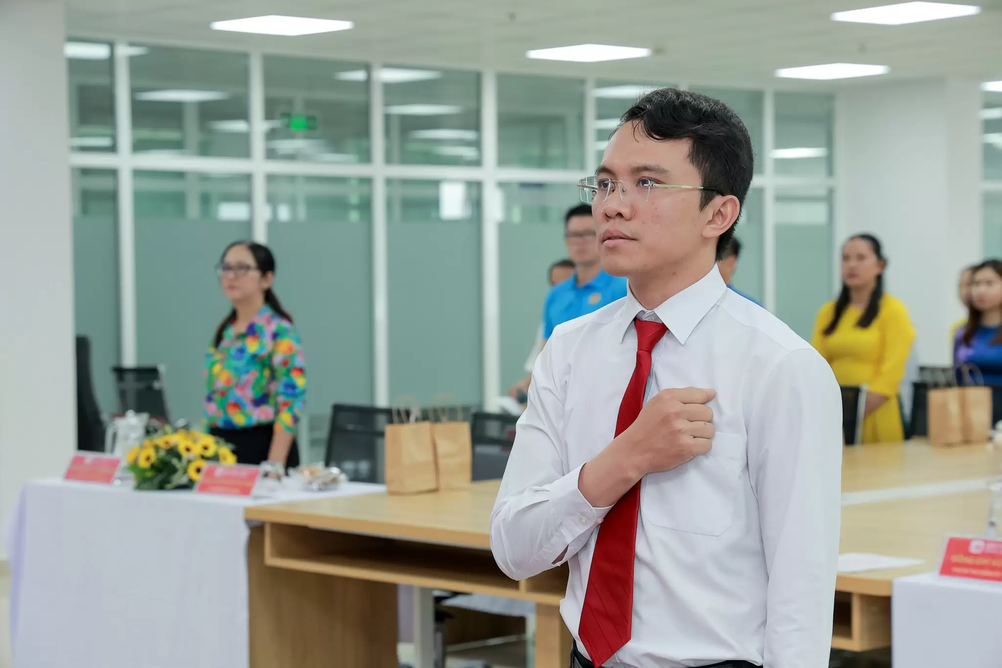 Lễ kết nạp Đảng viên Chi bộ 1 và Chi bộ 2 – Đảng bộ Bệnh viện An Bình