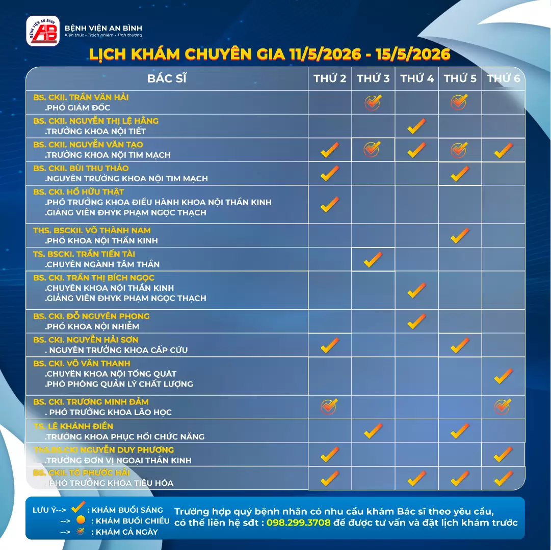 Lịch Khám Bệnh