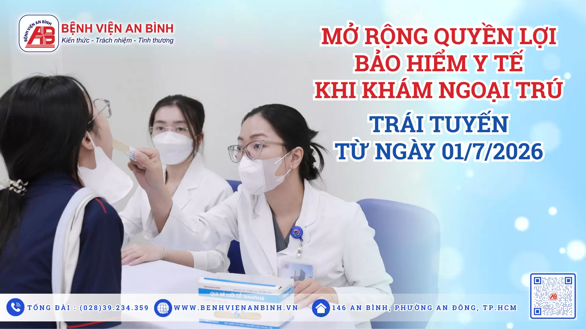 Mở rộng quyền lợi BHYT khi khám ngoại trú trái tuyến từ ngày 01/7/2026